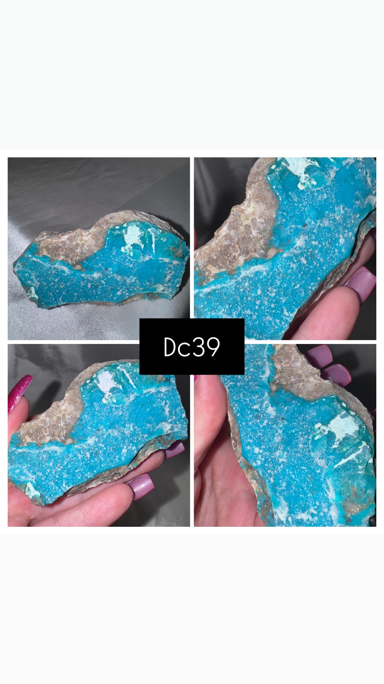 Blue Chrysocolla Specimen