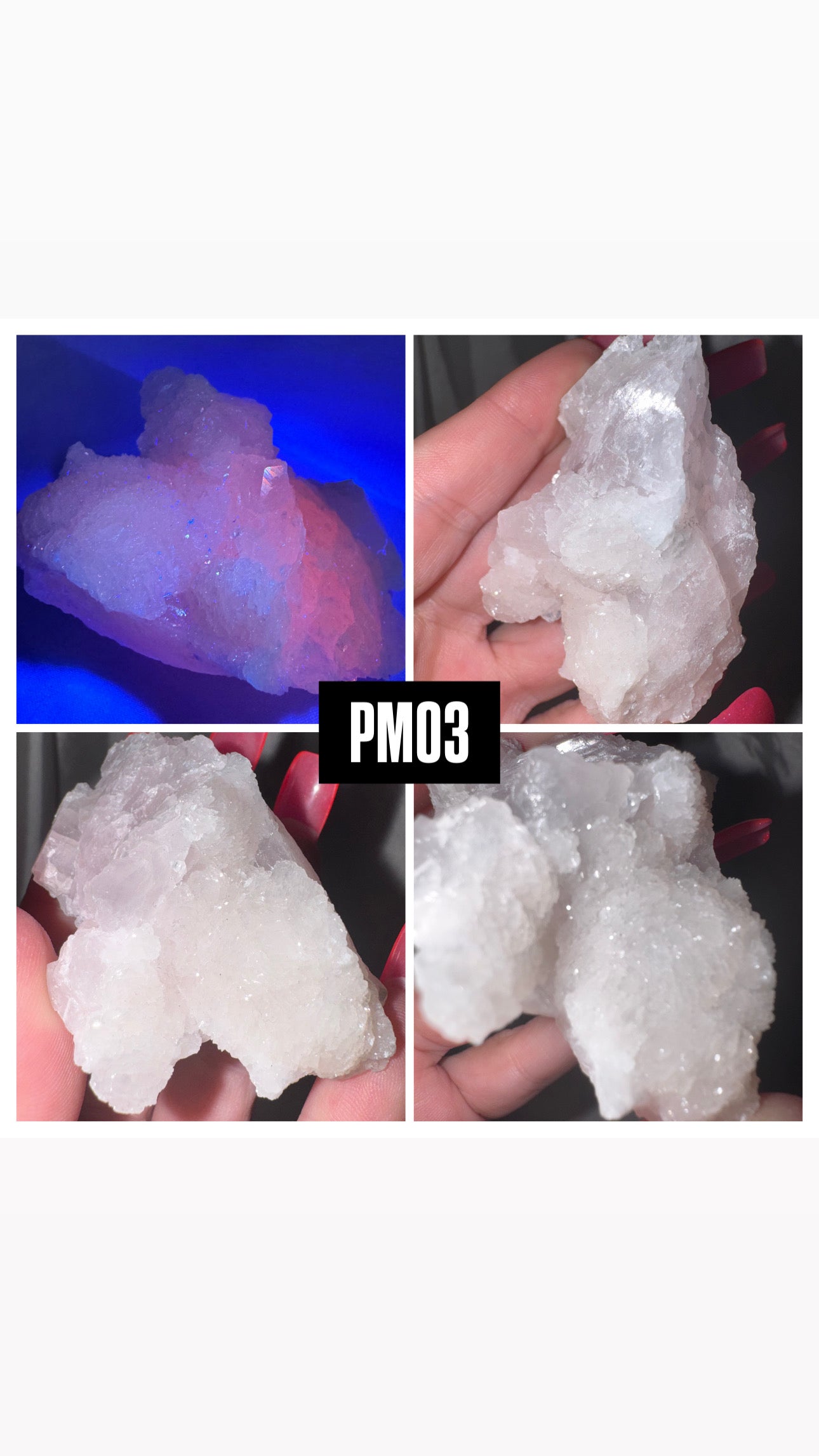 Pink Mangano Calcite Specimen- UV Reactive