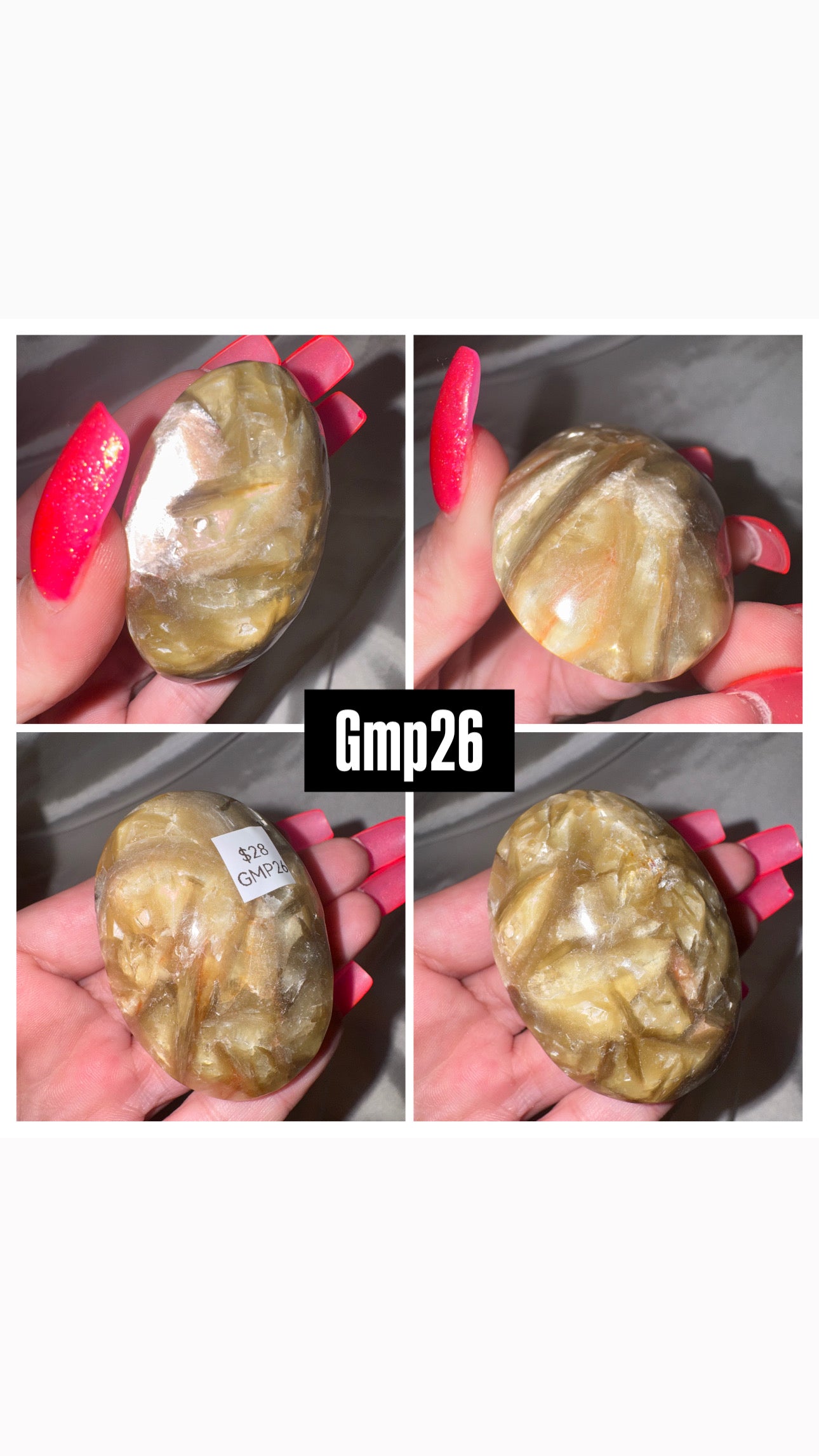 Golden Mica Muscovite Palmstone