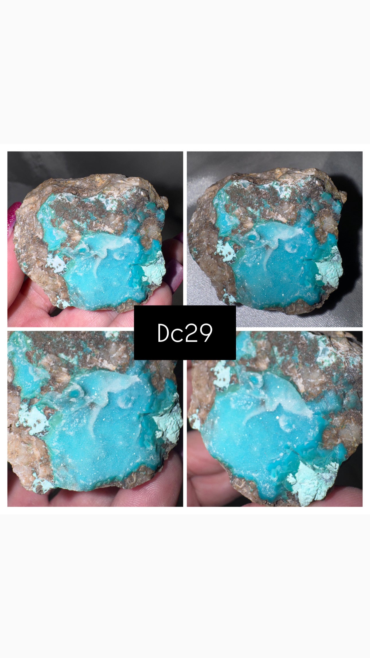 Blue Chrysocolla Specimen