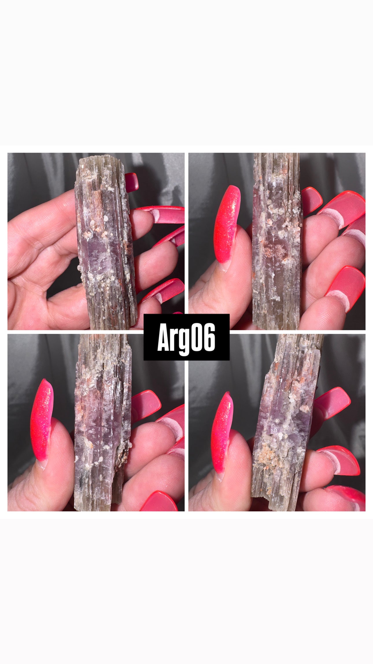 Purple Aragonite Rod