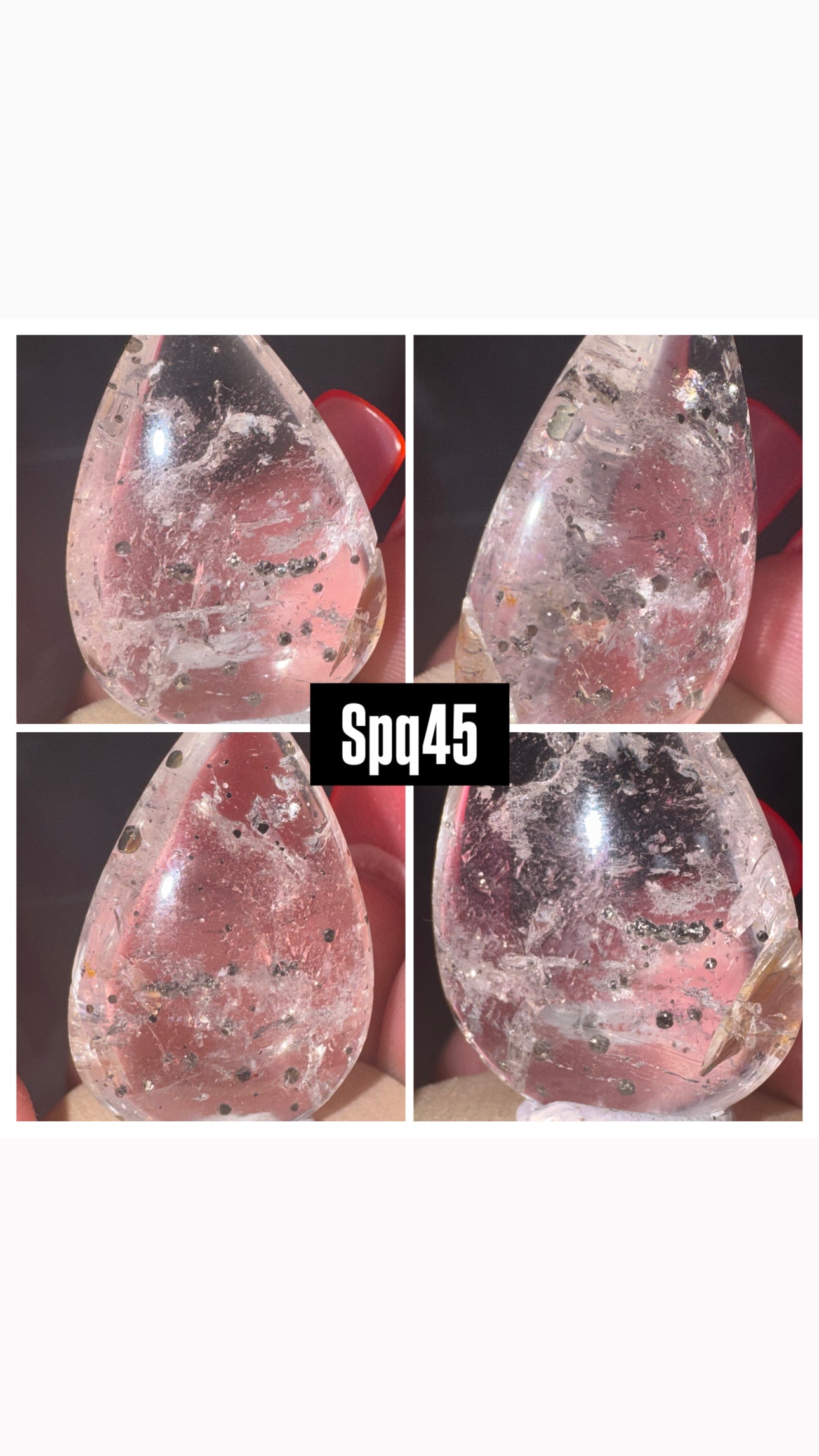 Pyrite Included Quartz-Super Rare