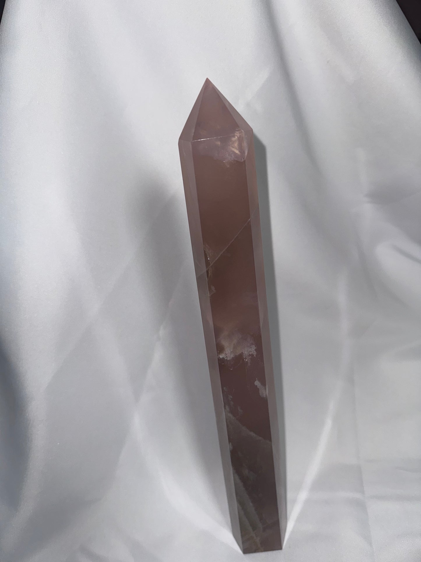 Lavender Rose Quartz AAA XL Tower