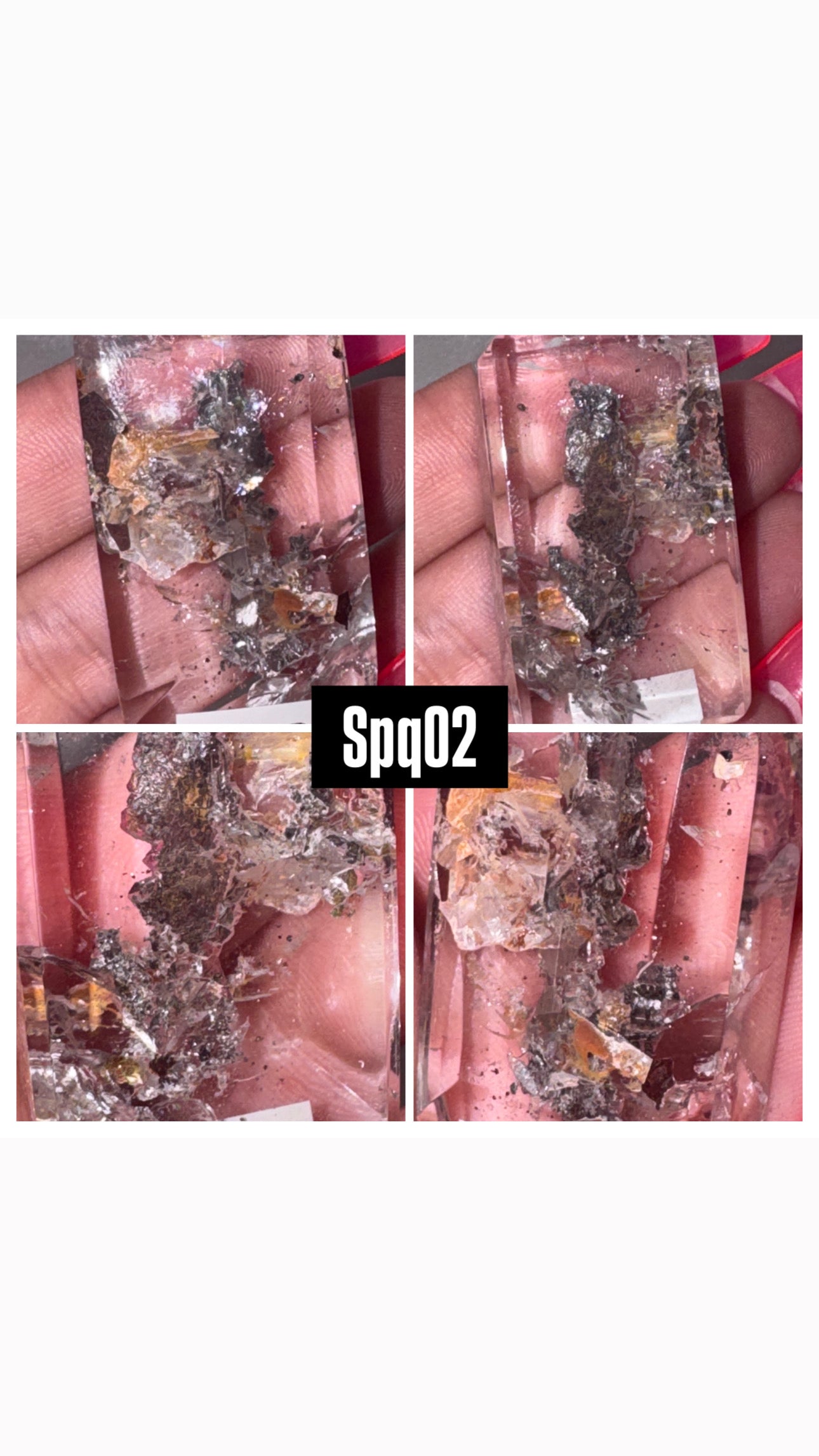 Pyrite Included Quartz Tower/Freefrom- Super Rare