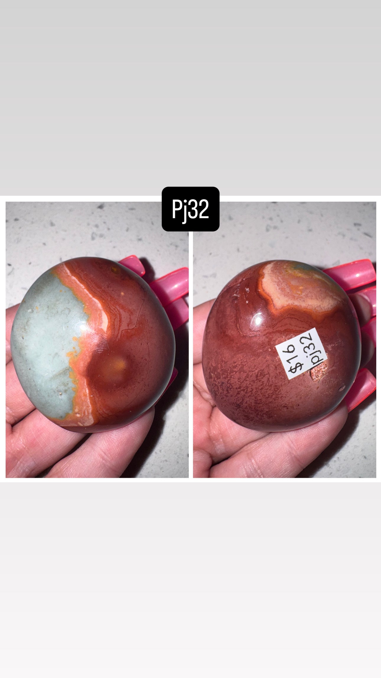 Polychrome Jasper Palmstone