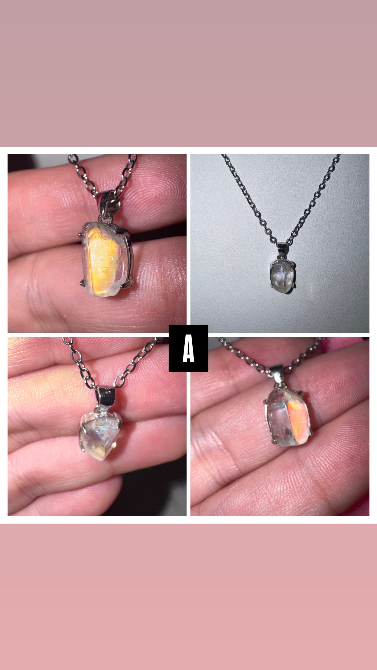 Malagasy Moonstone AAA 925 Pendant