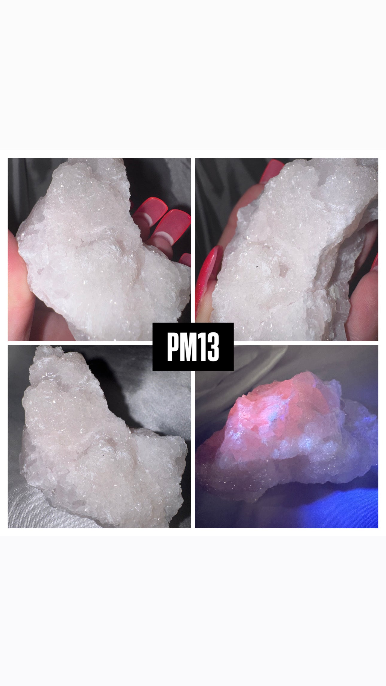 Pink Mangano Calcite Specimen- UV Reactive