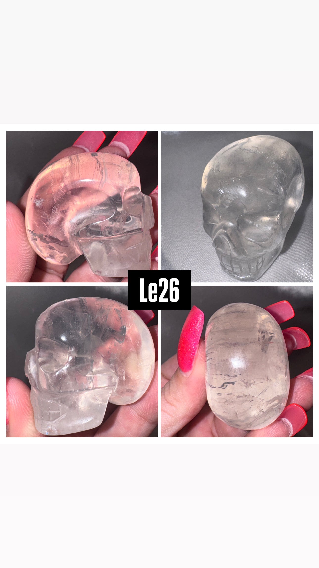 Lemurian Master Carved Skull