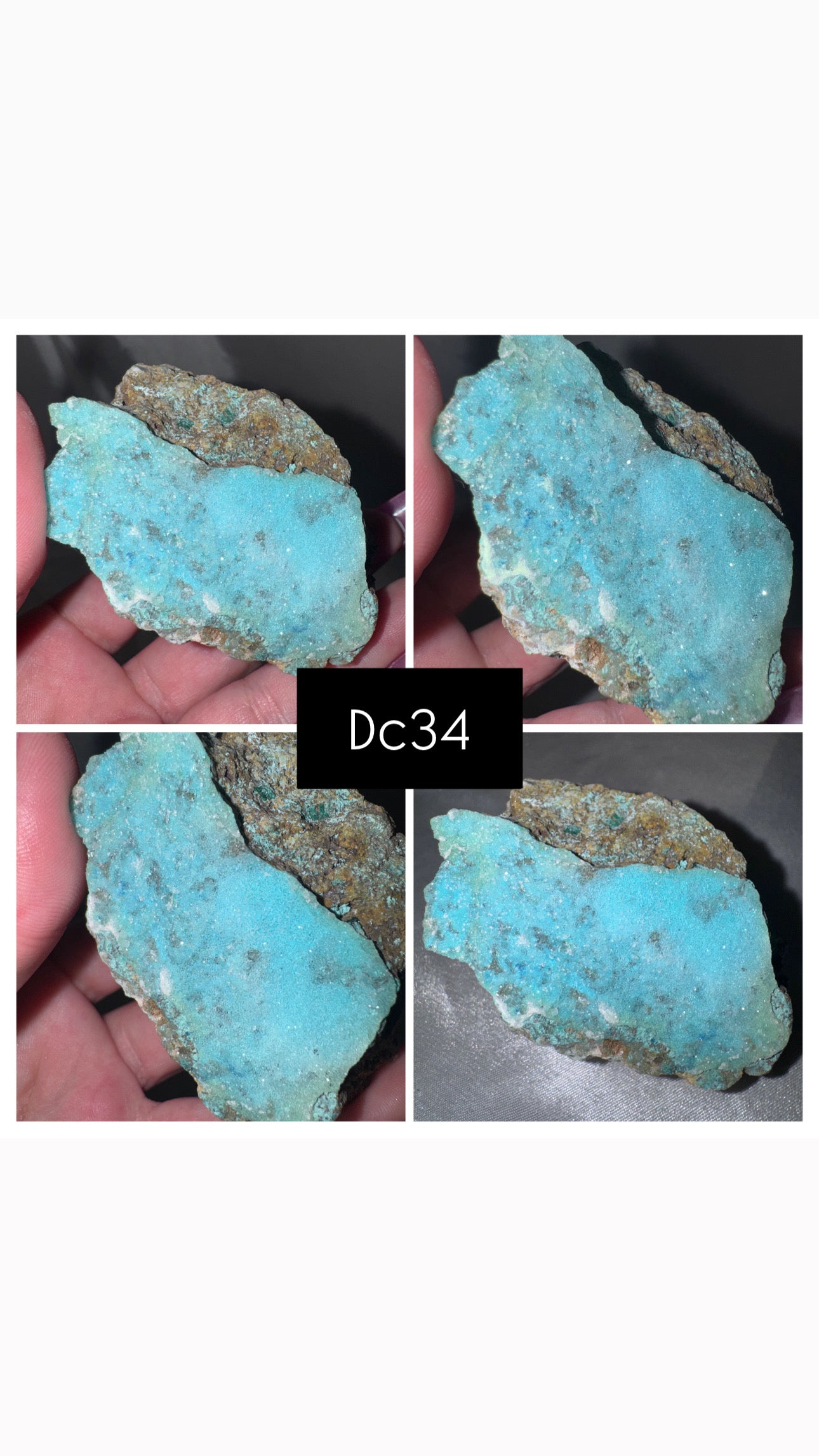 Blue Chrysocolla Specimen
