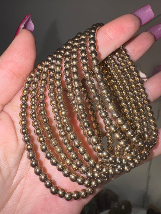 Pyrite Bracelet (6mm)