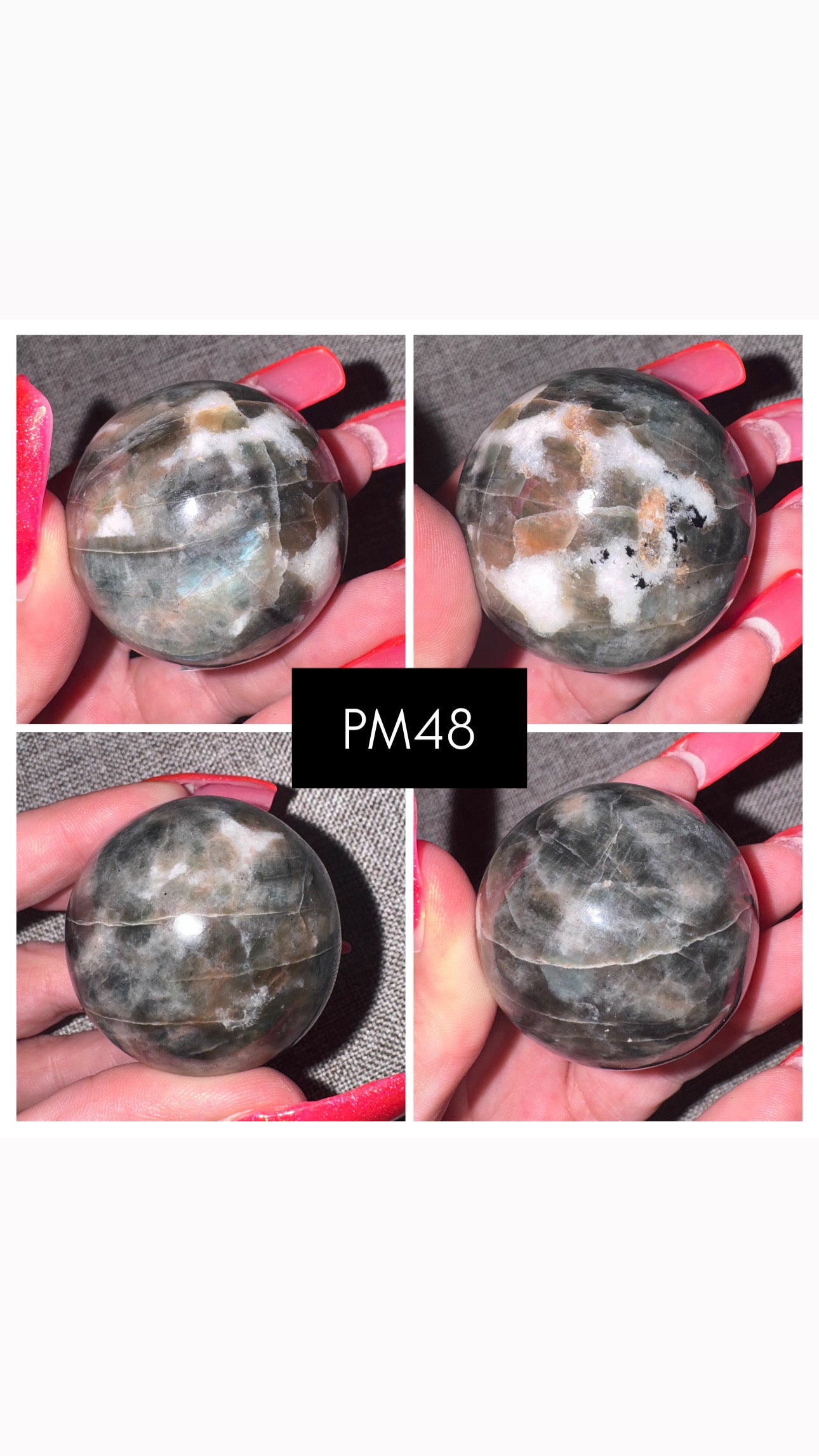 Polarity Moonstone Sphere
