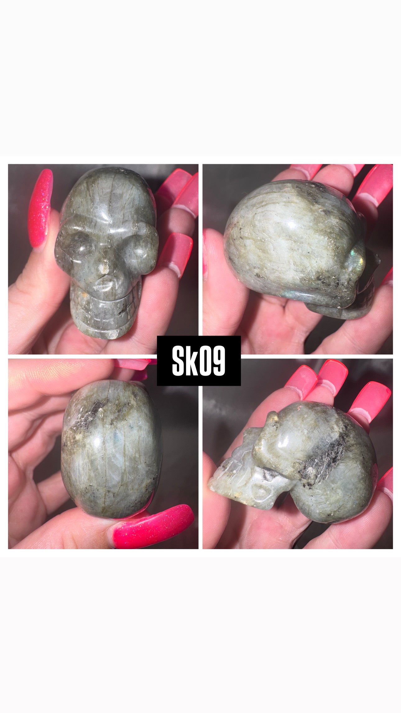 Labradorite Skull