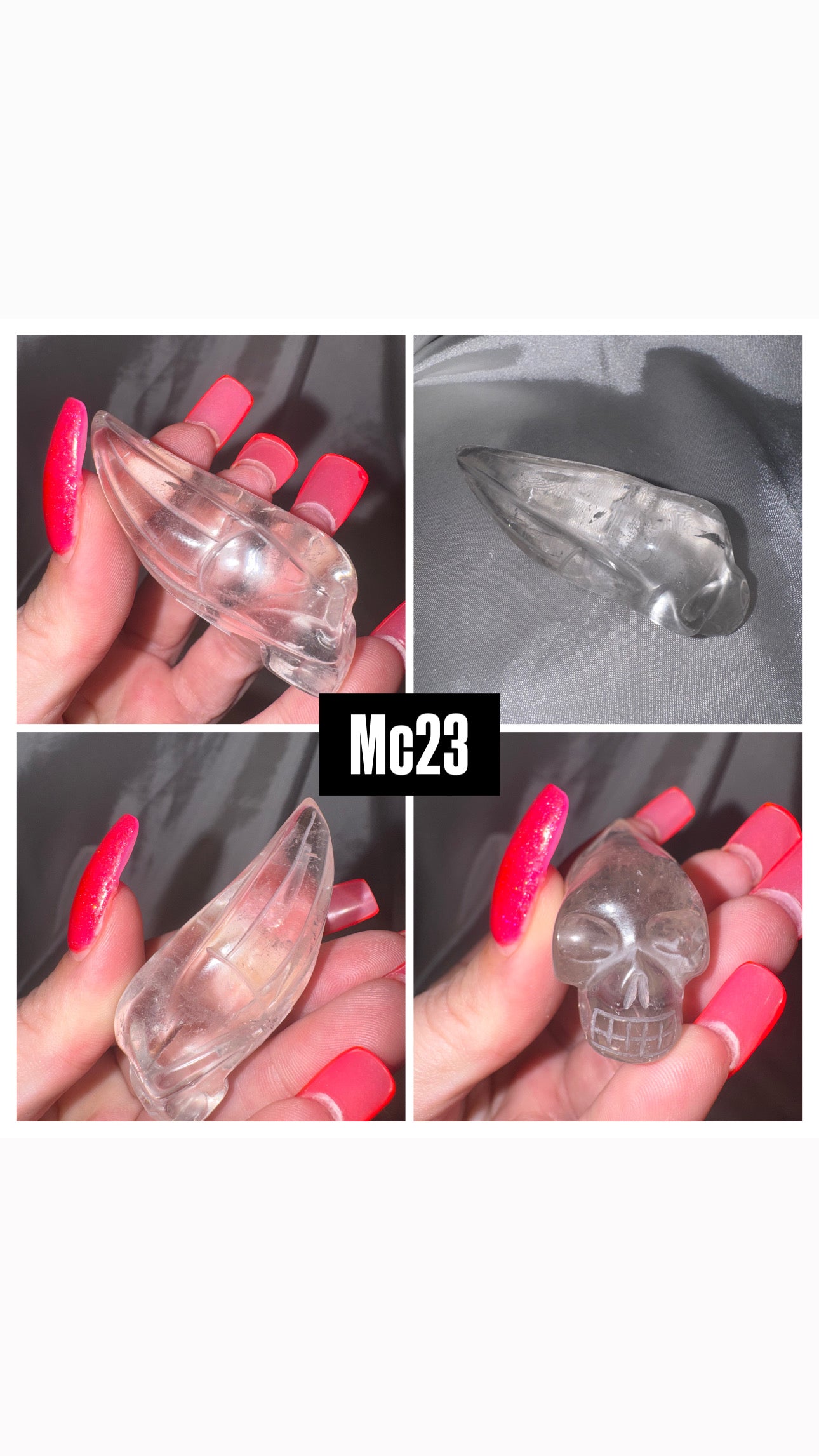 Lemurian AAA Master Carved Traveler Skull