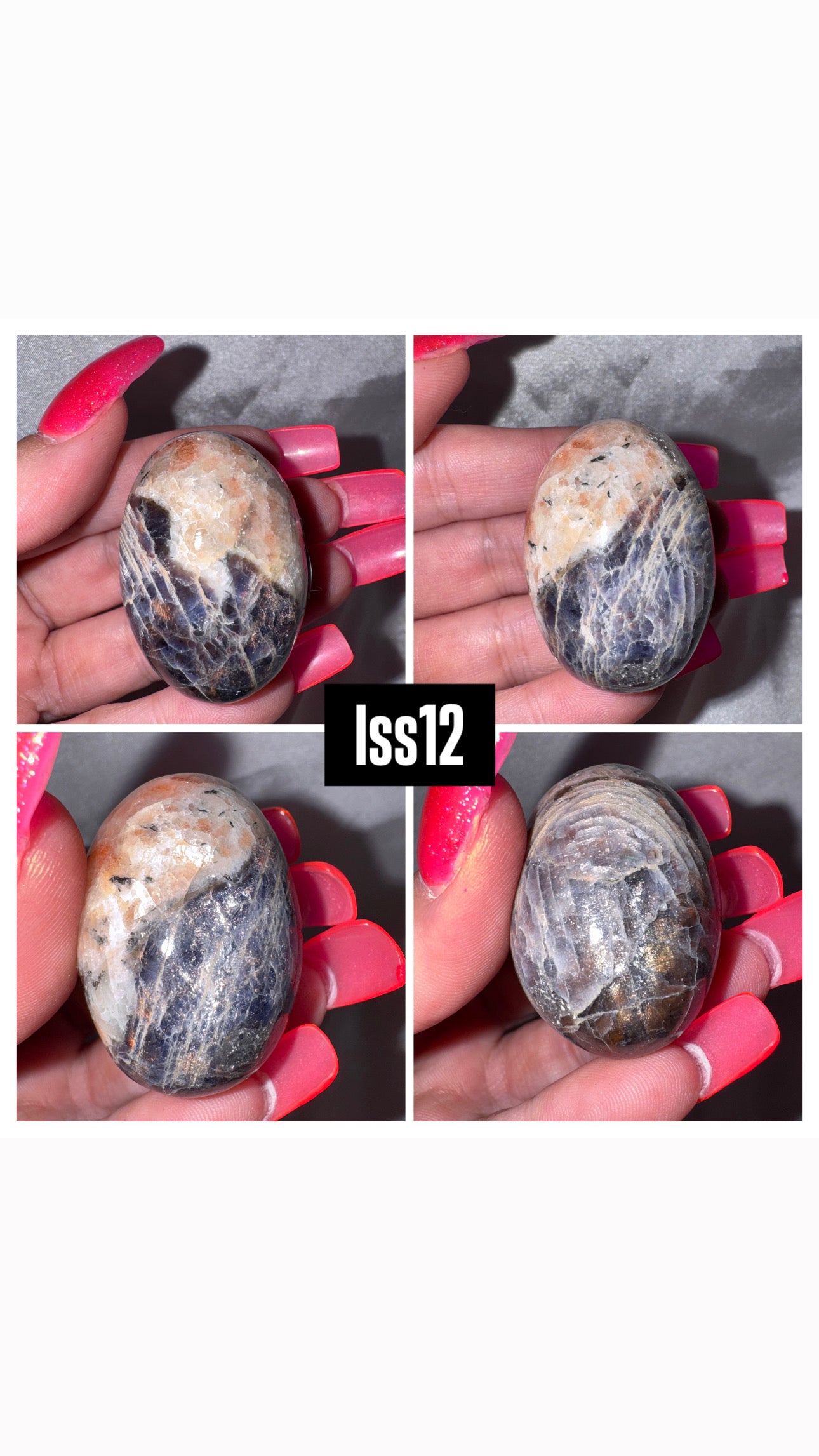 Iolite Sunstone Shiva