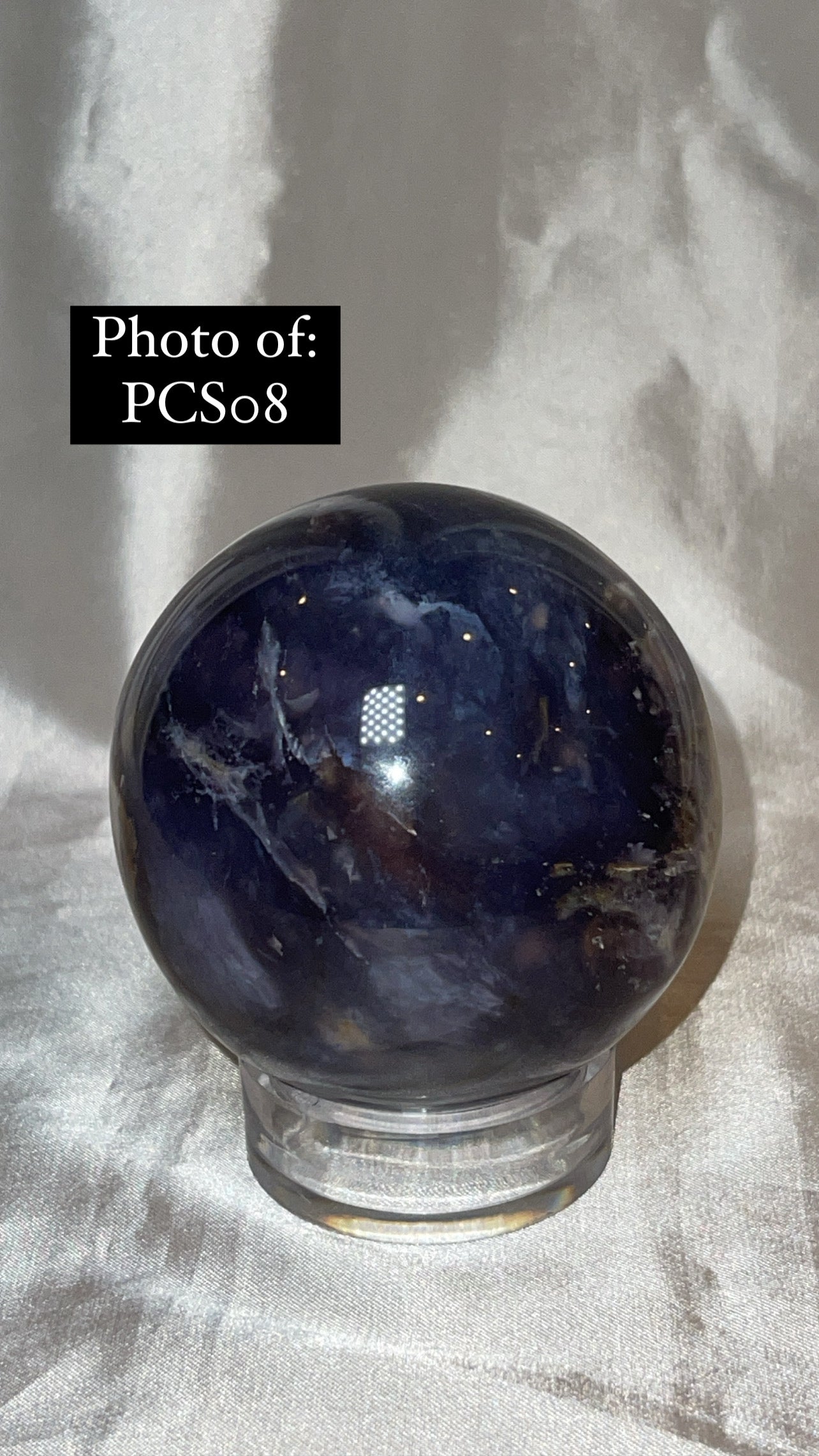 Purple Chalcedony AAA Large Sphere