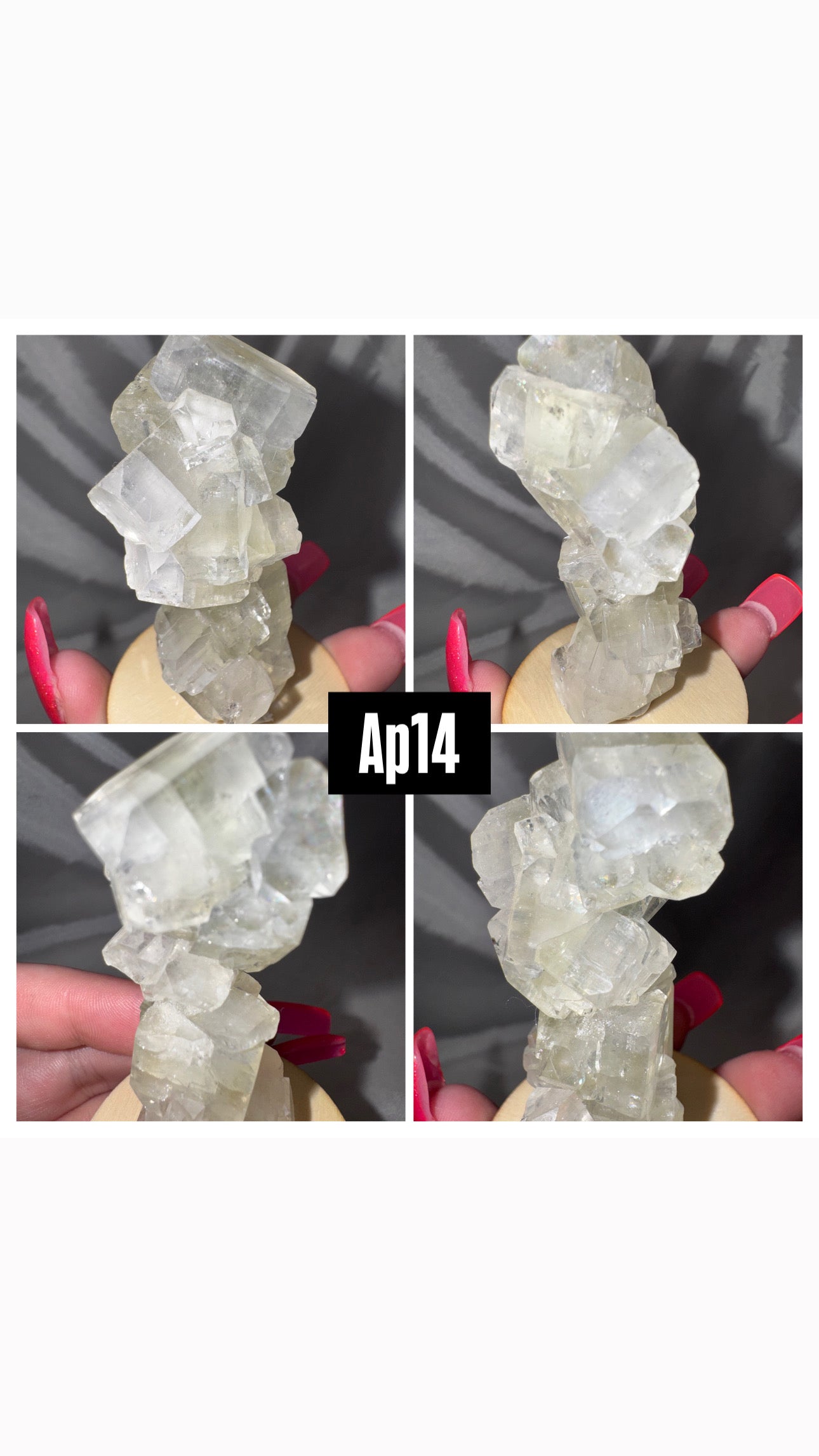Gem Apophyllite AAA Stalachtite