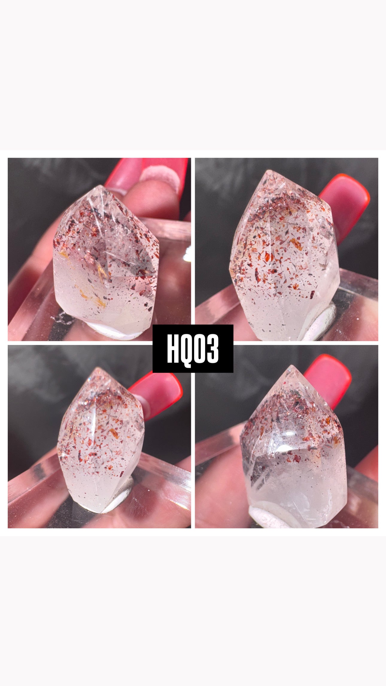 Harlequin Quartz AAA Point