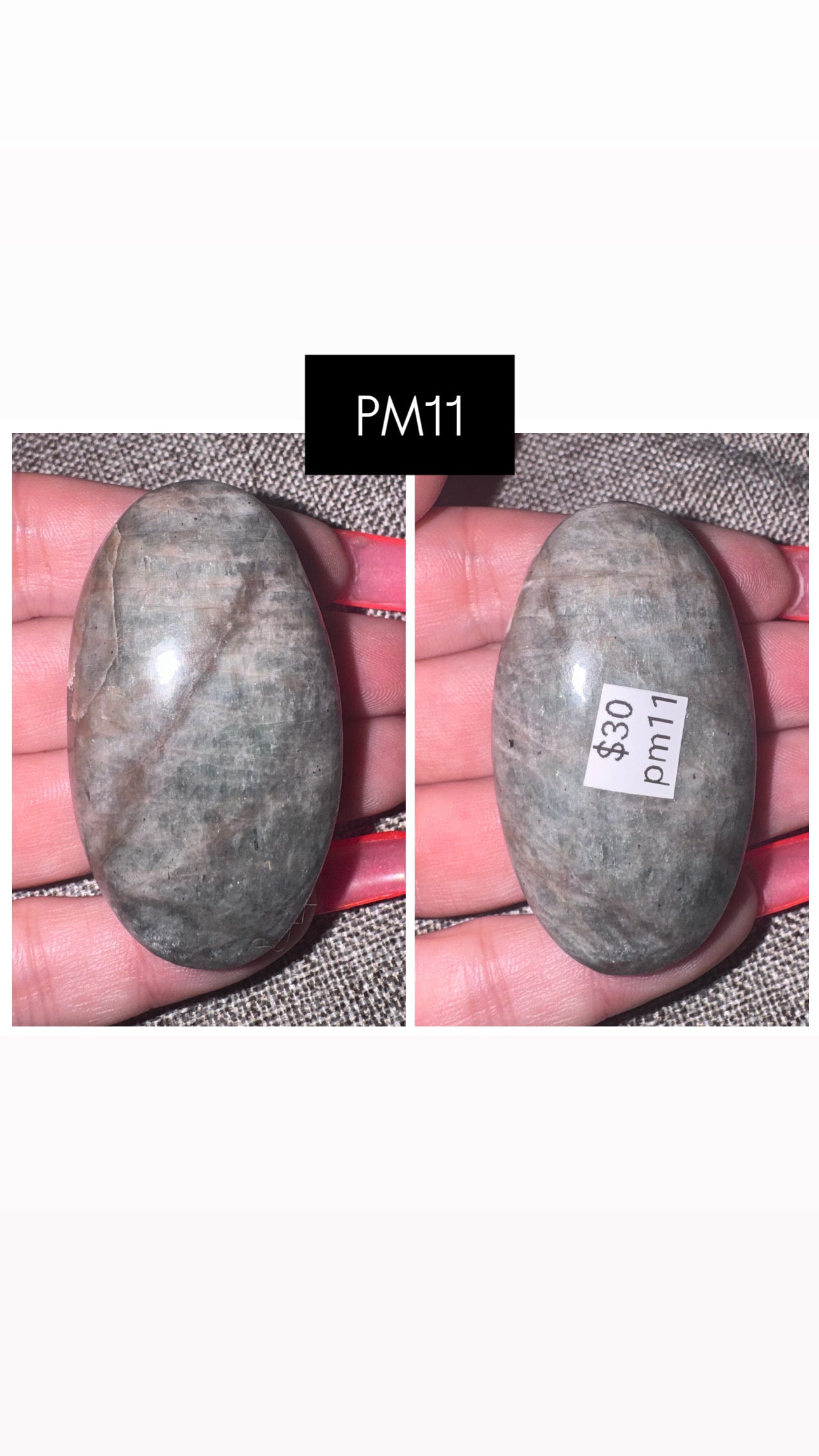 Polarity Moonstone Palmstone