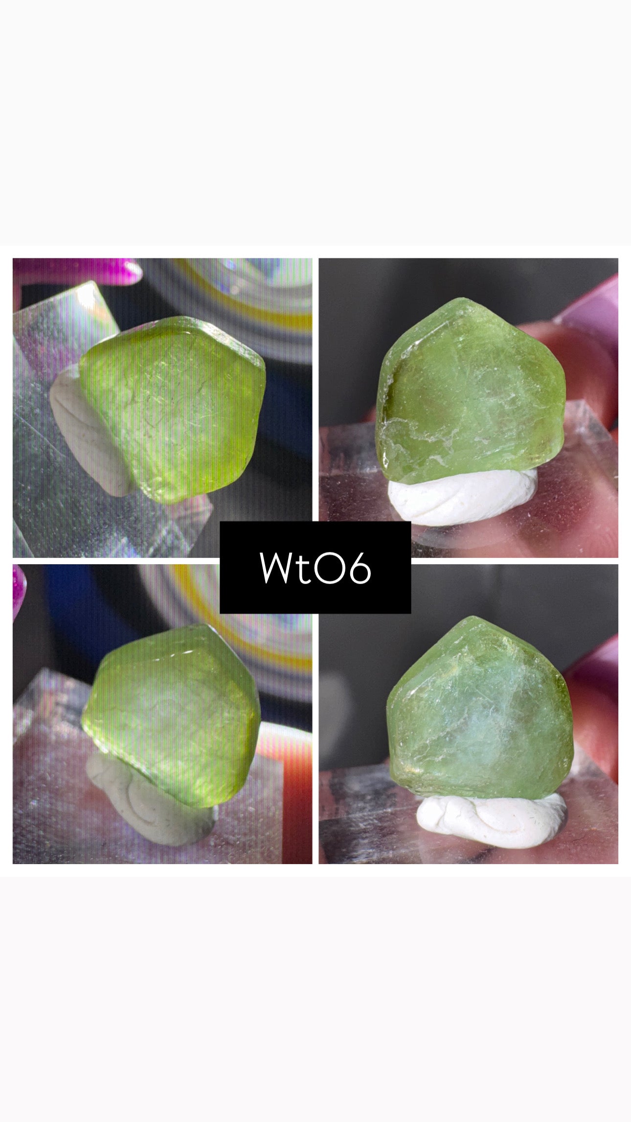 Watermelon Tourmaline Slice