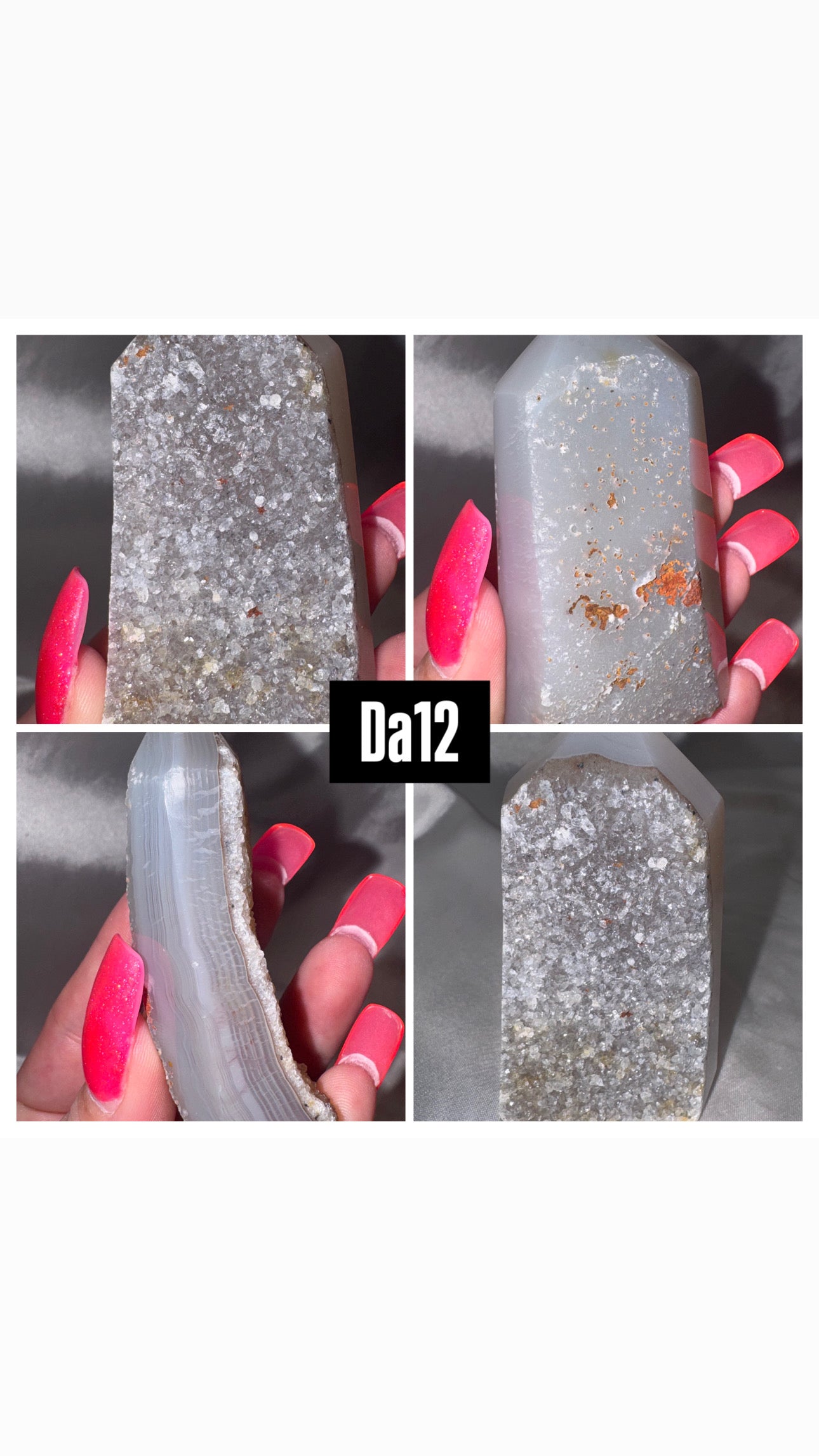 Druzy Agate Tower