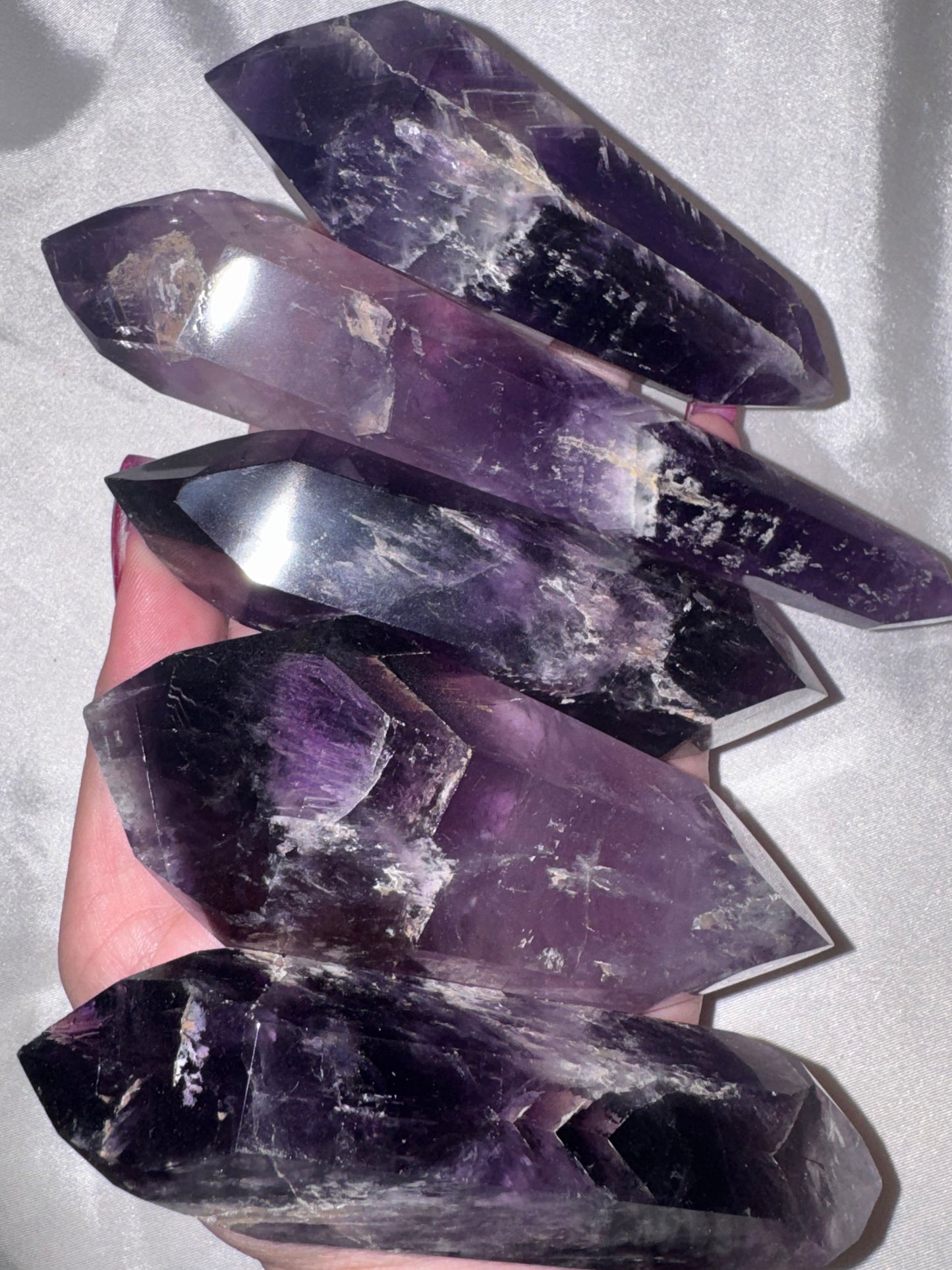 Phantom Amethyst Double Terminated Point