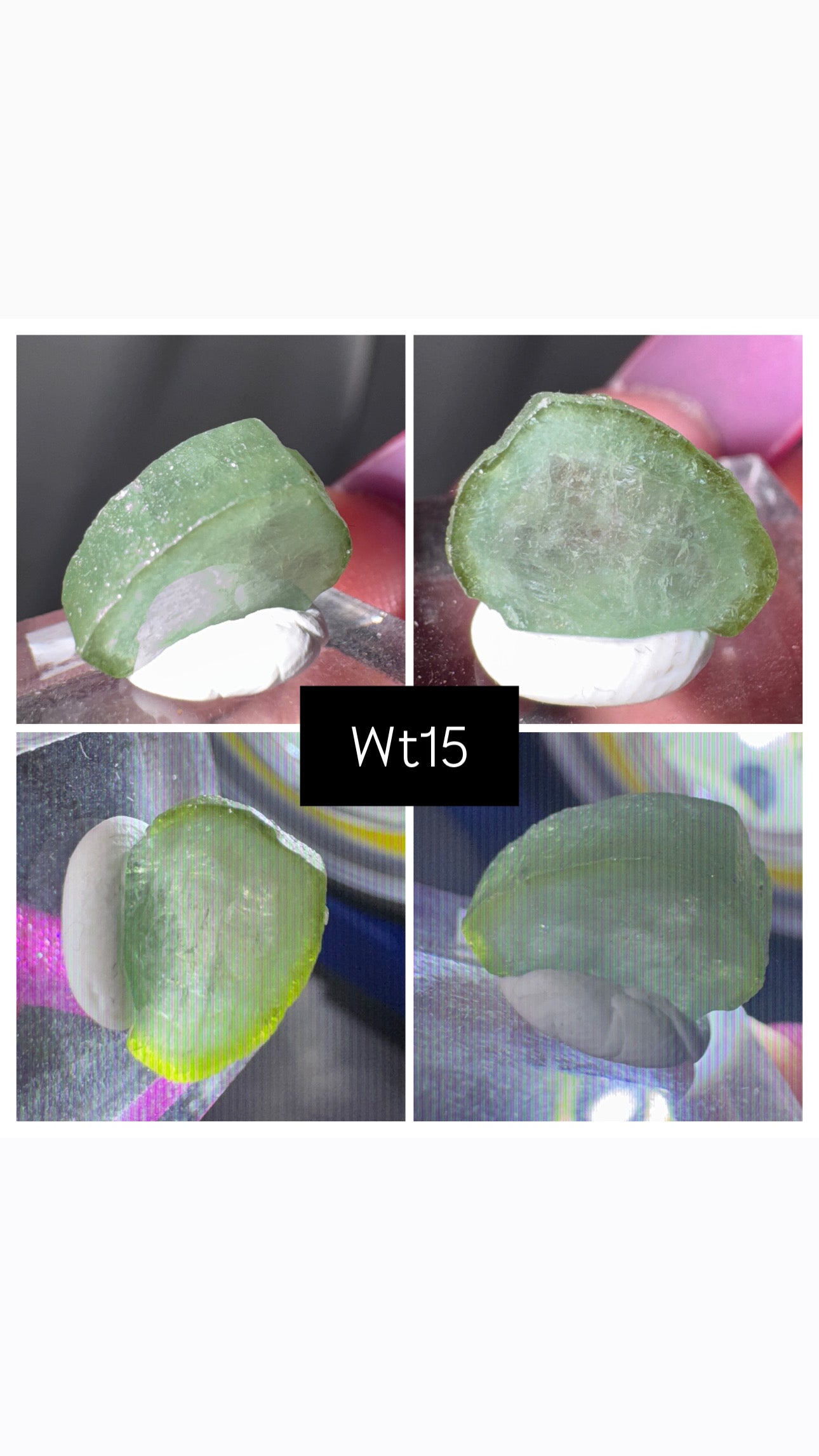 Watermelon Tourmaline Slice