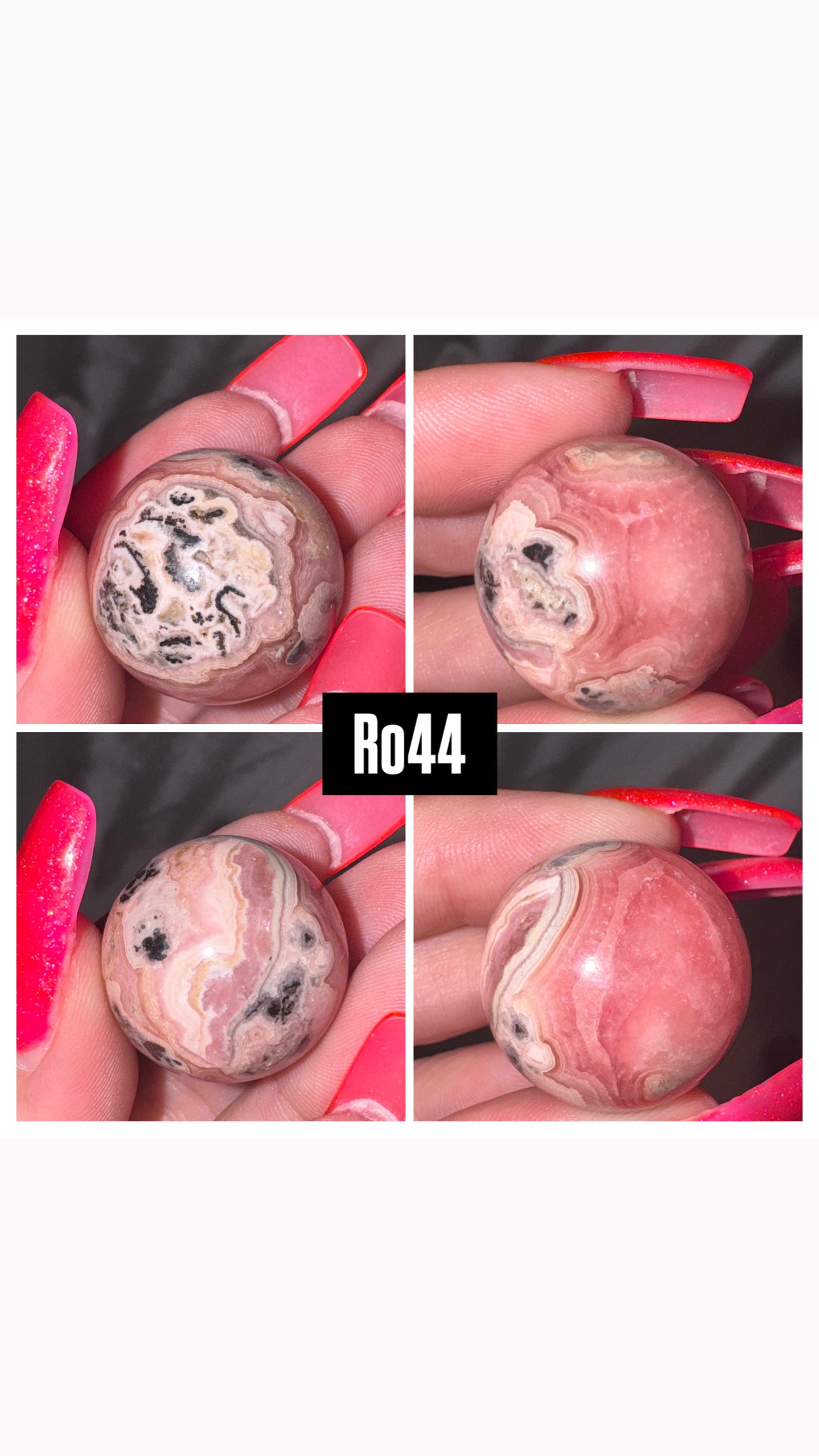 Rhodochrosite Sphere