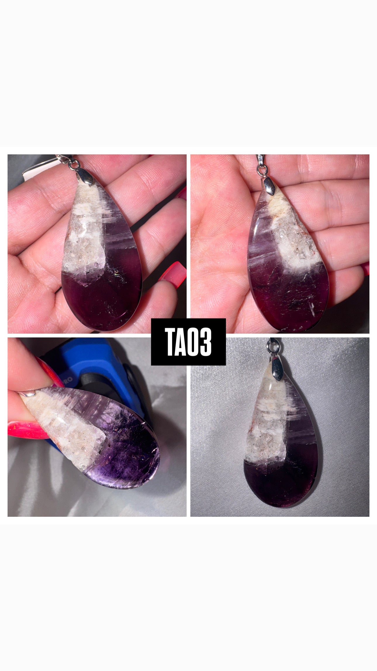 Trapache Amethyst AAA 925 Pendant