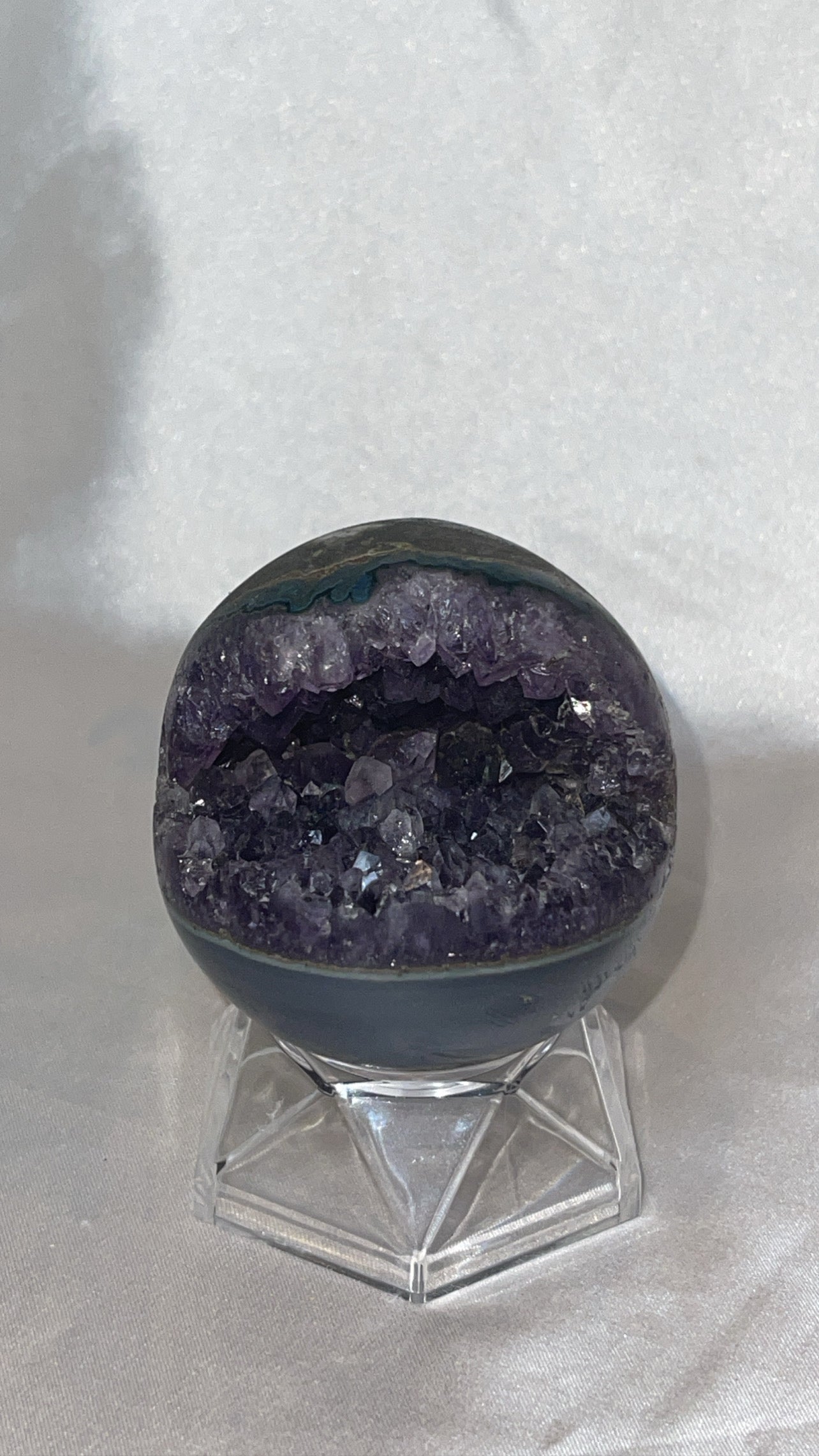 Amethyst High Grade Geode Sphere (62mm)