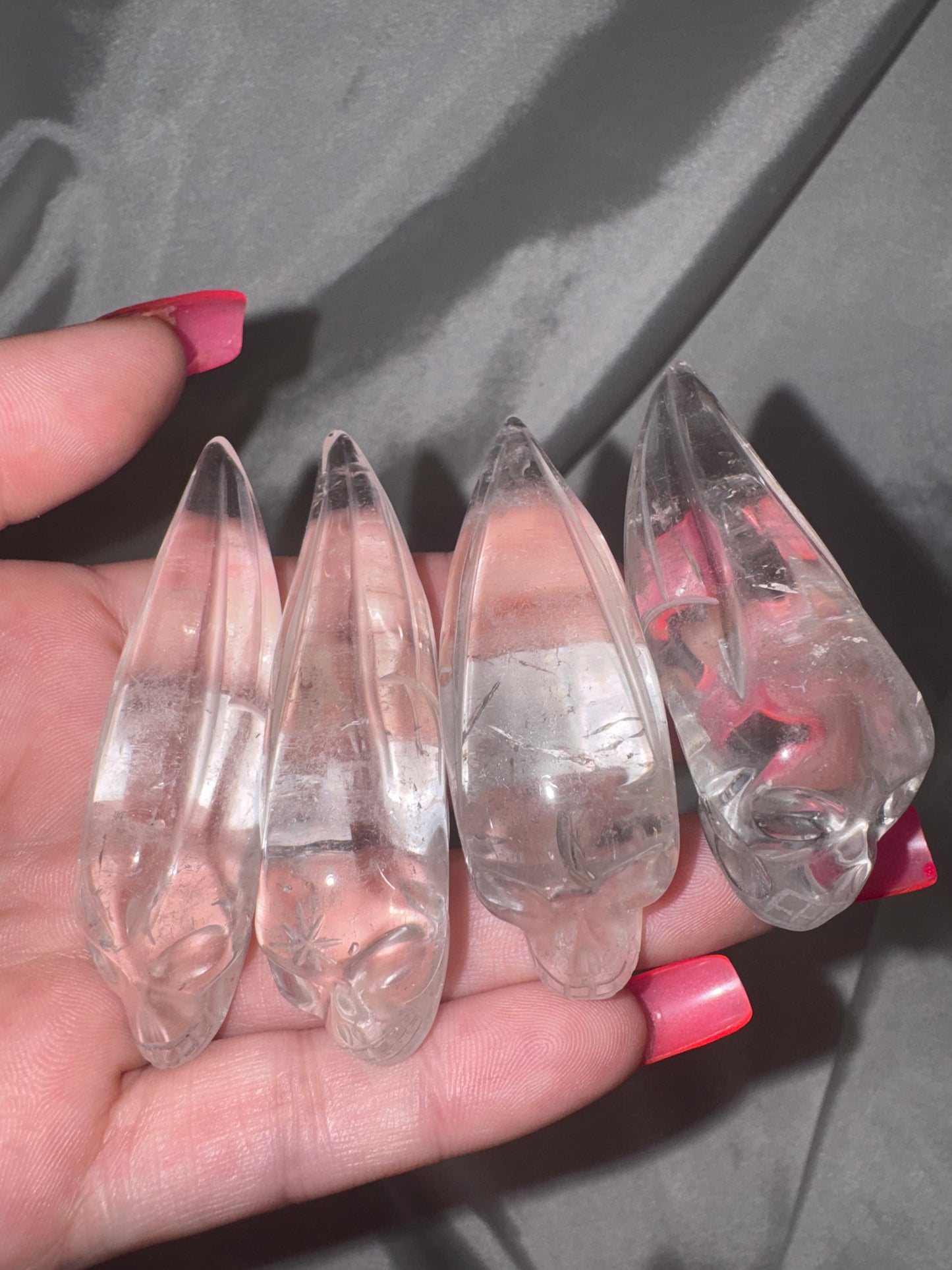 Lemurian AAA Master Carved Traveler Skull