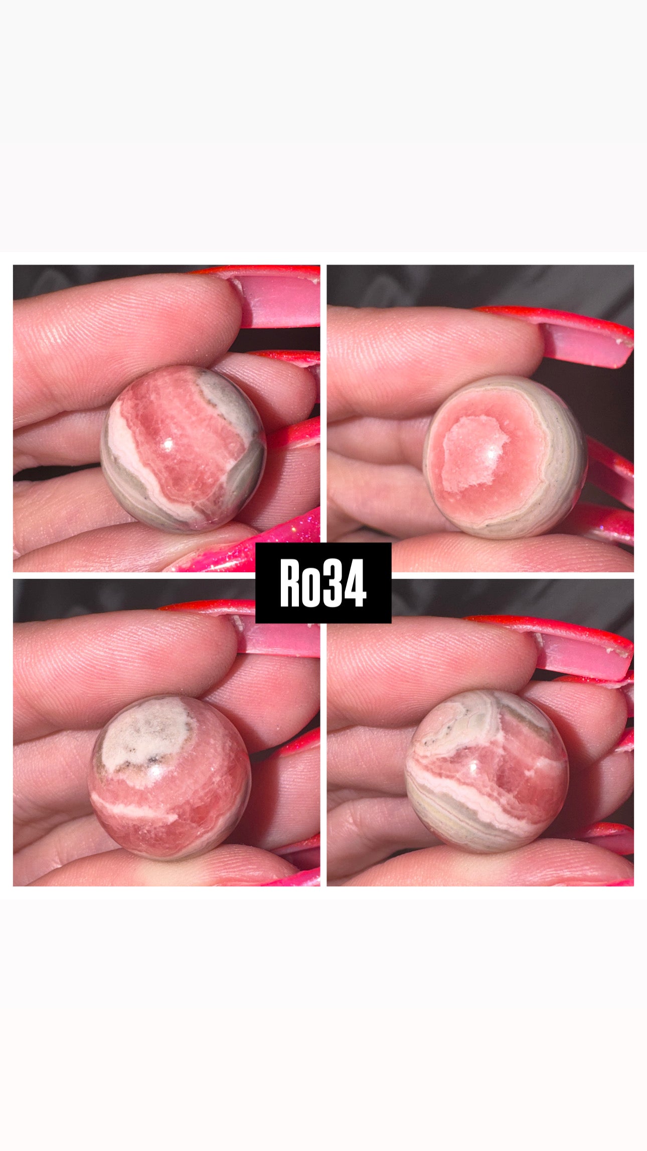 Rhodochrosite Sphere