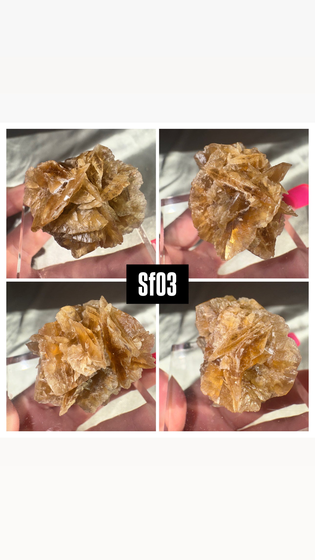 Gypsum Var Selenite Flower
