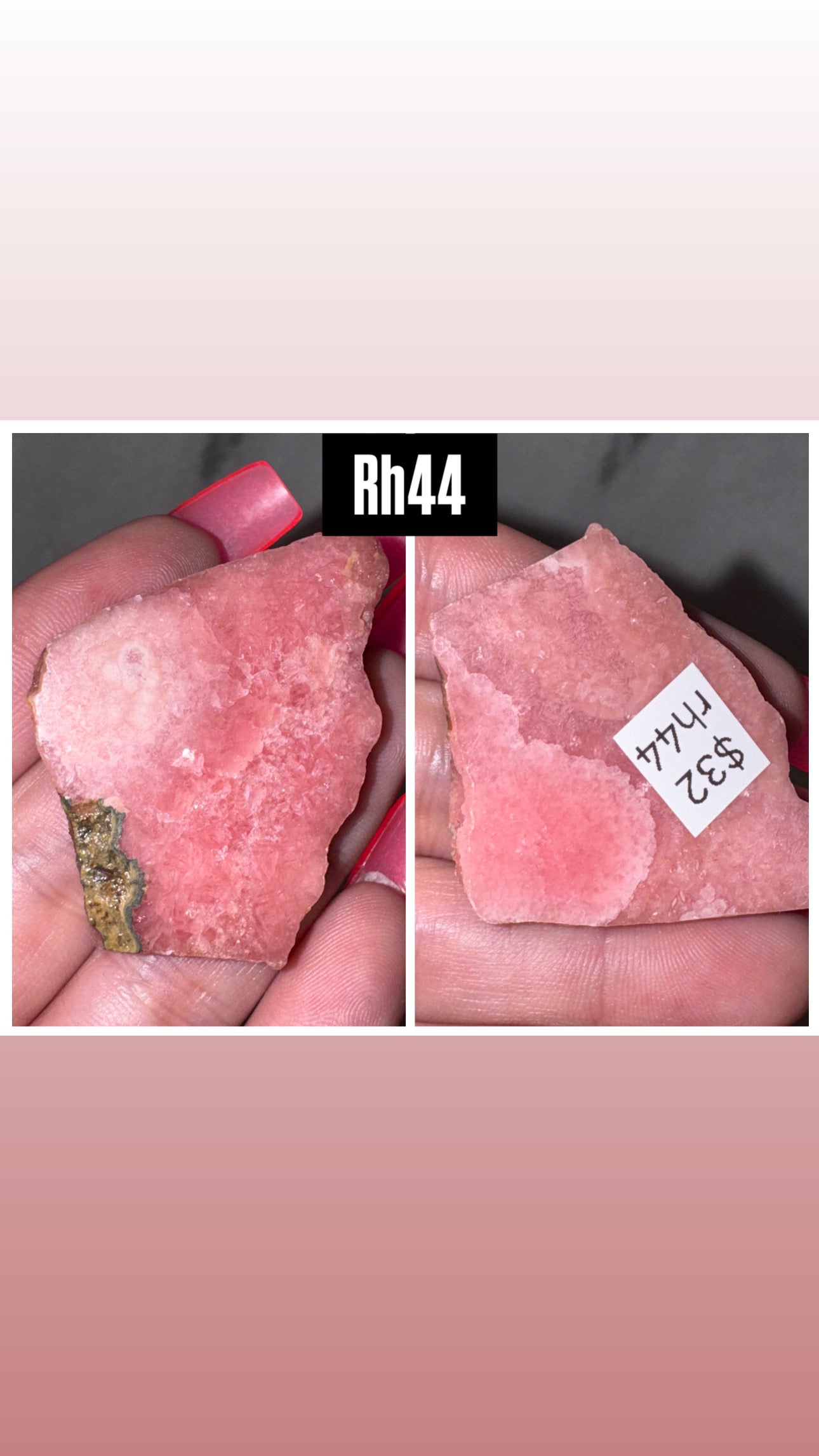 Rhodochrosite AAA Slab