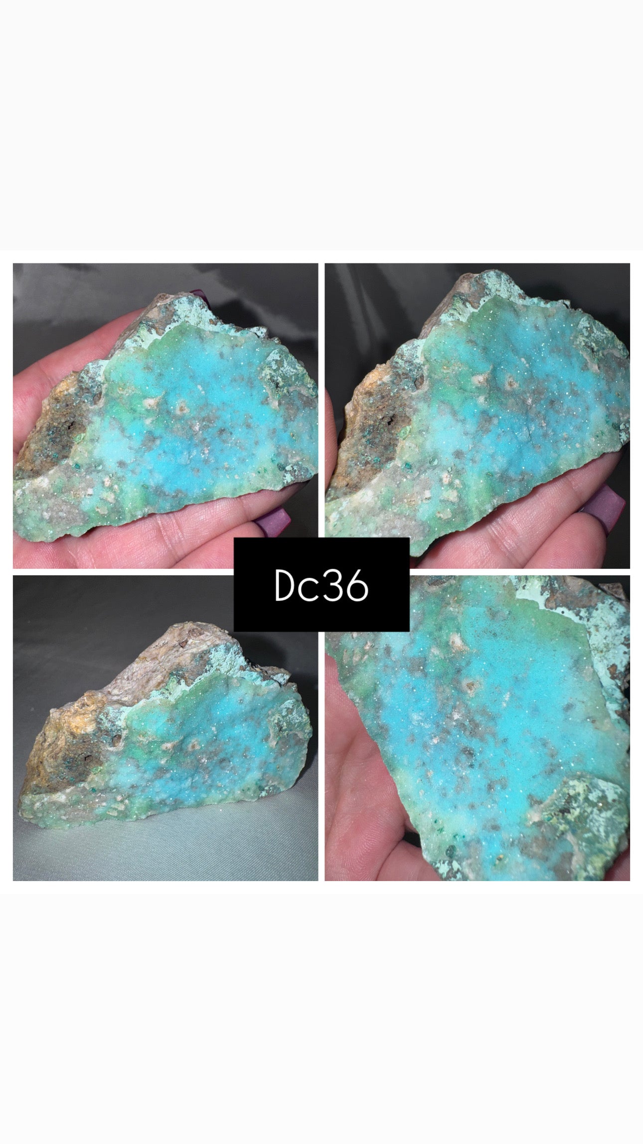 Blue Chrysocolla Specimen