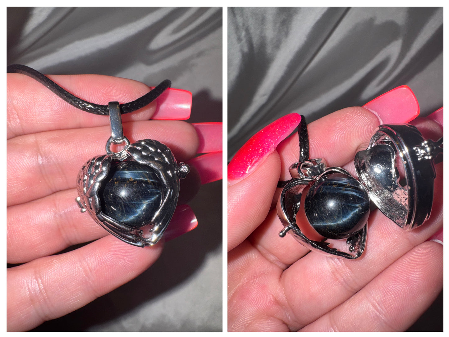 Angel Sphere Cage Necklace