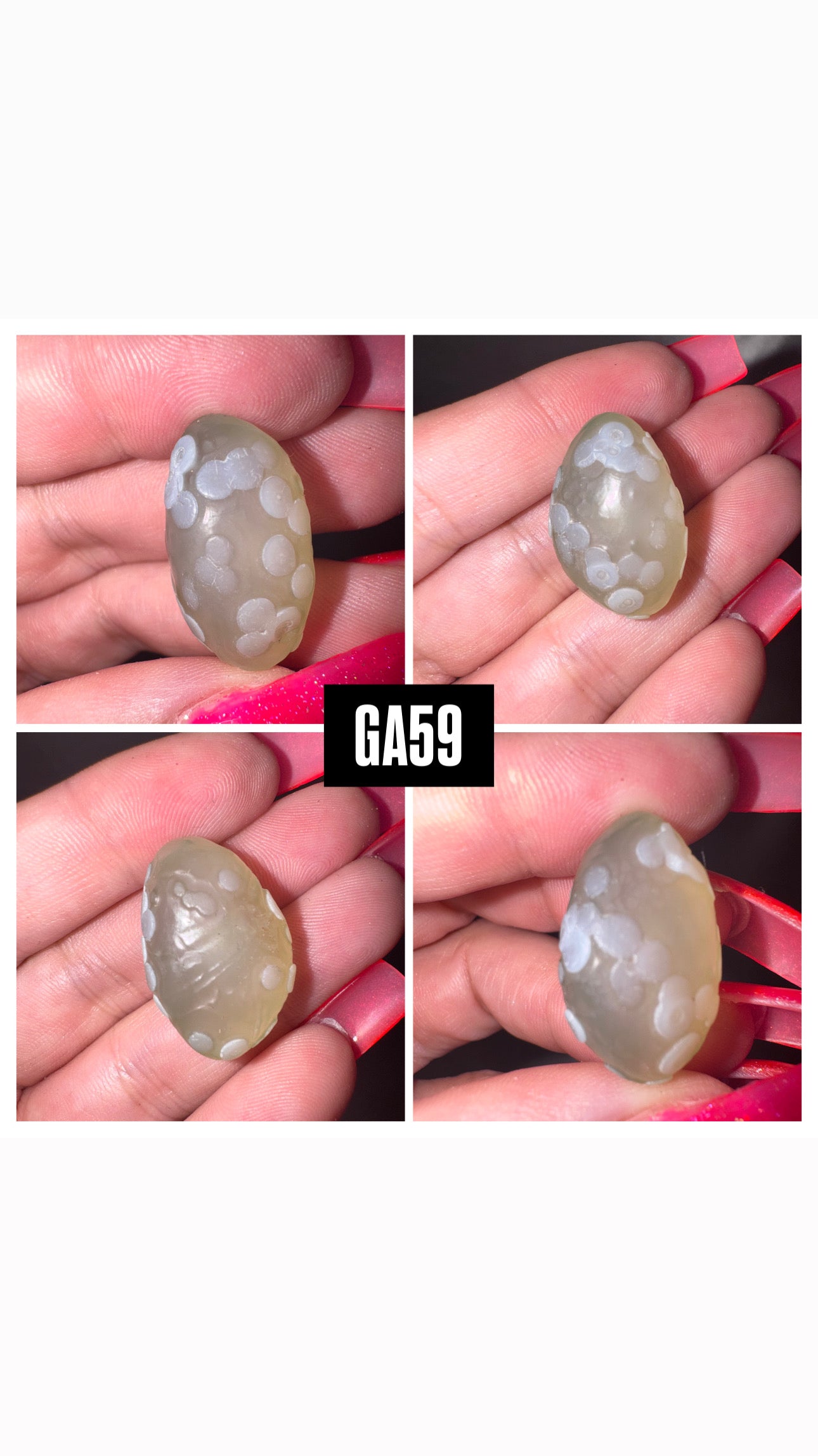 Gobi Desert Agate Green Pebble