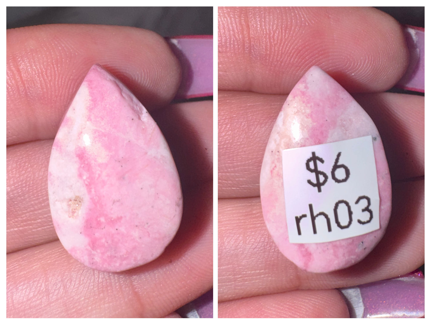 Peruvian Rhodonite Teardrop