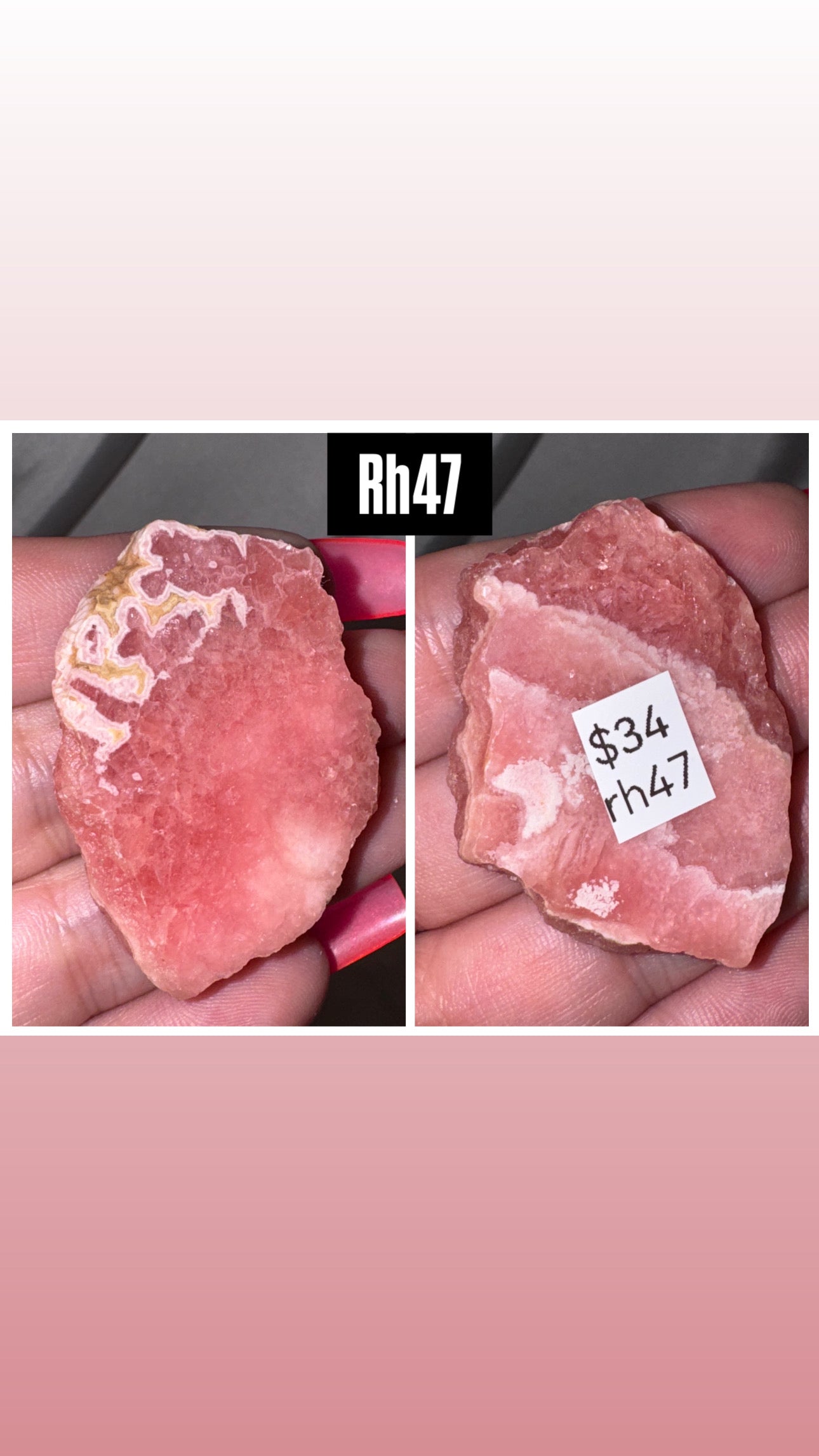 Rhodochrosite AAA Slab