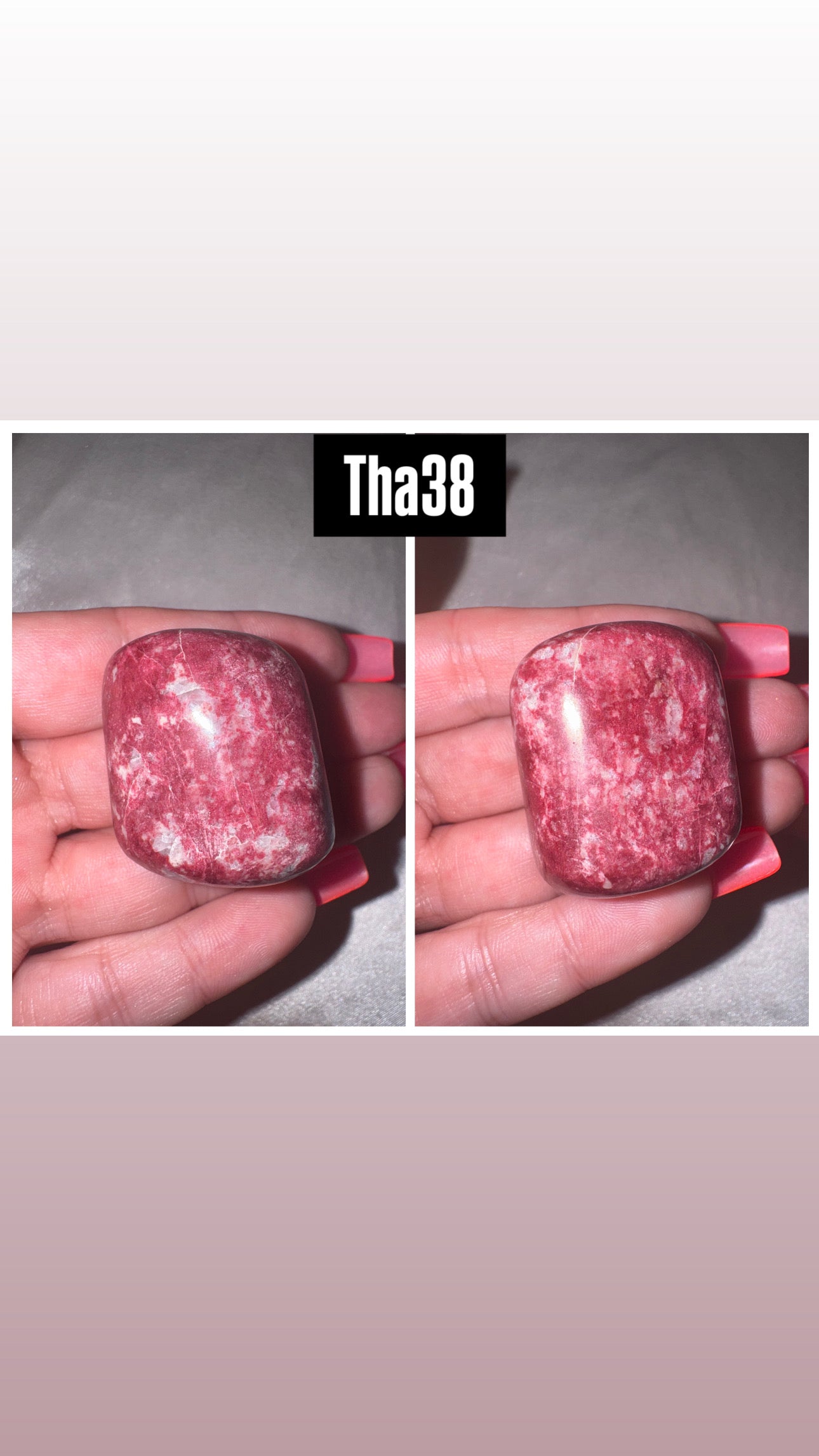 Thulite Polished Piece