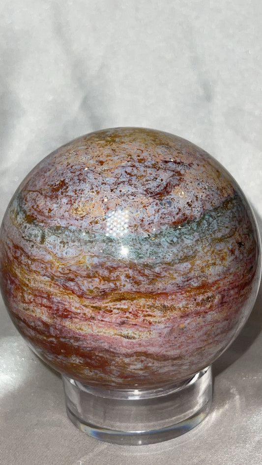 Ocean Jasper AAA Large Sphere (74mm)
