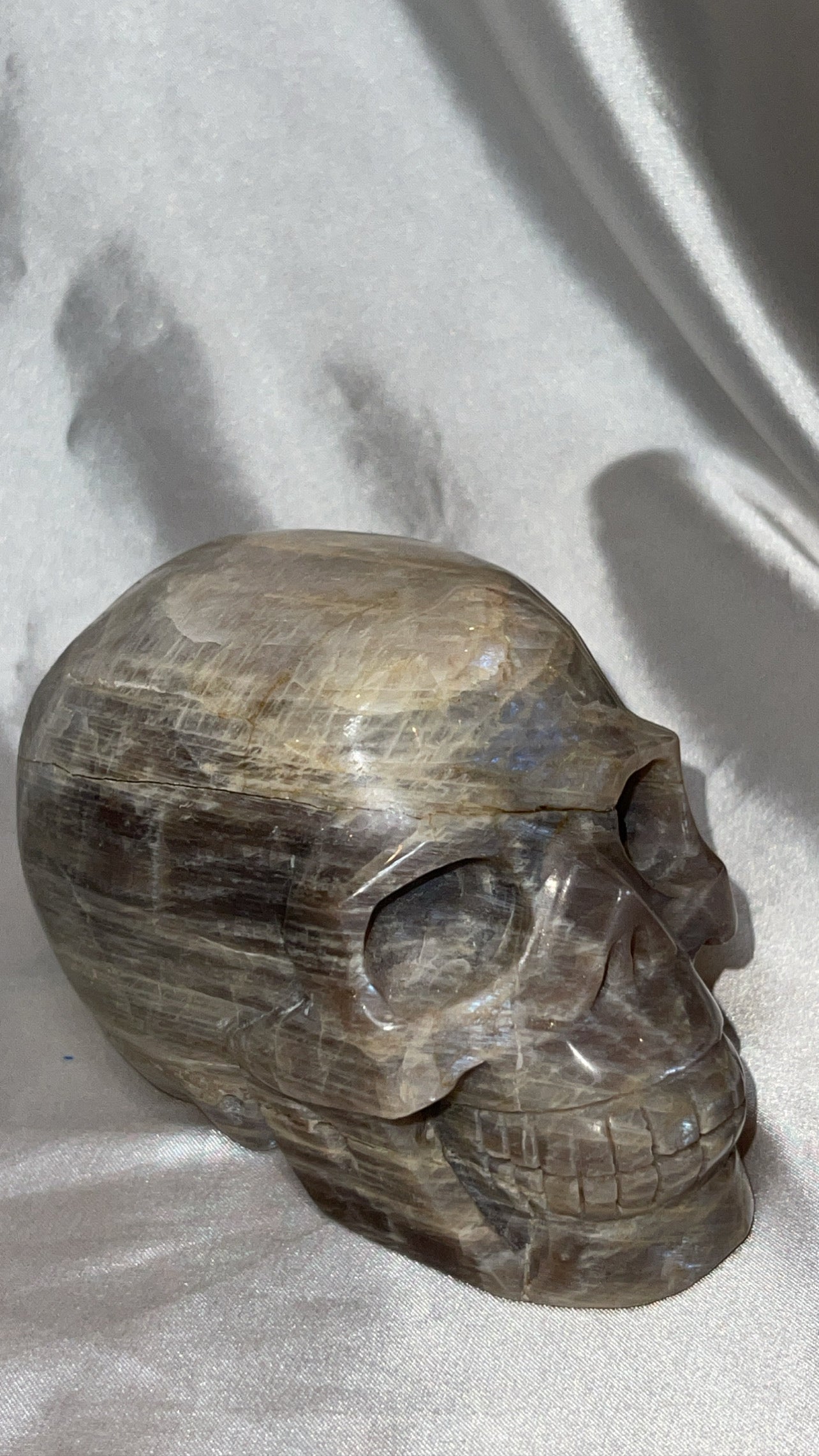 Sunstone Moonstone Large Skull