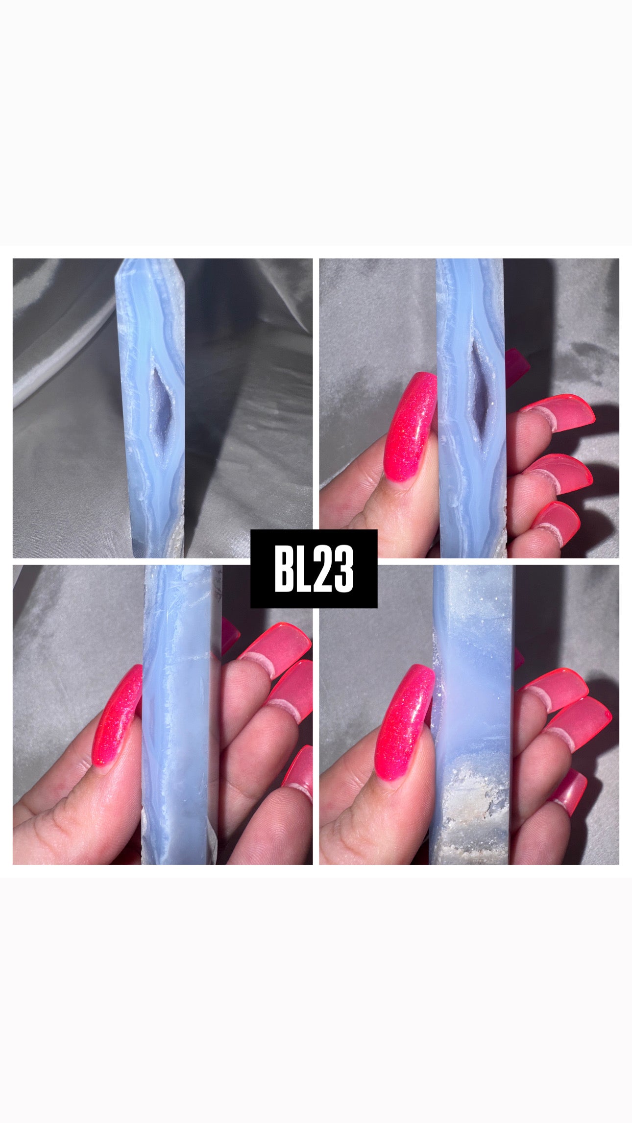 Blue Lace Agate Tower