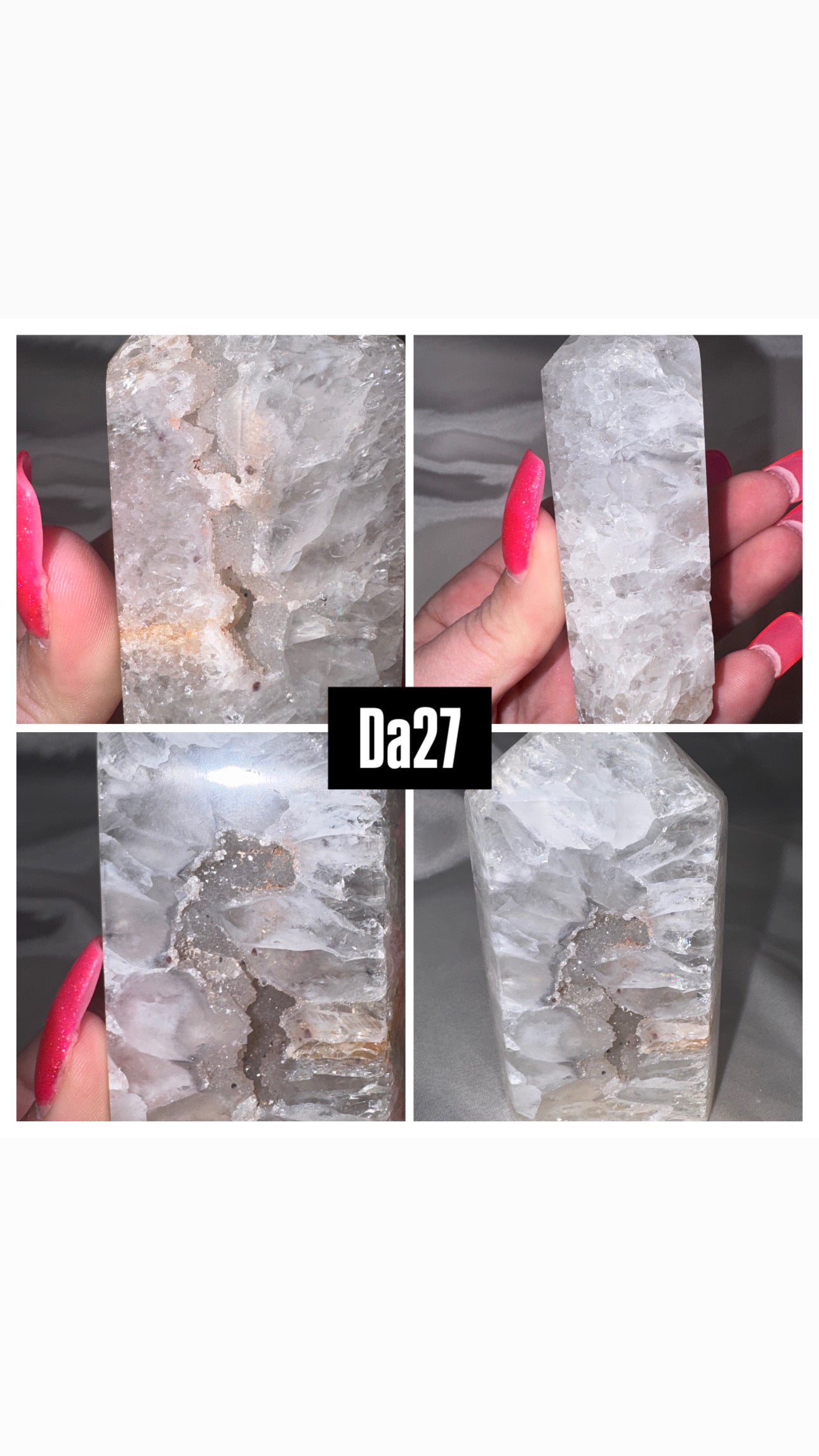 Druzy Agate Tower