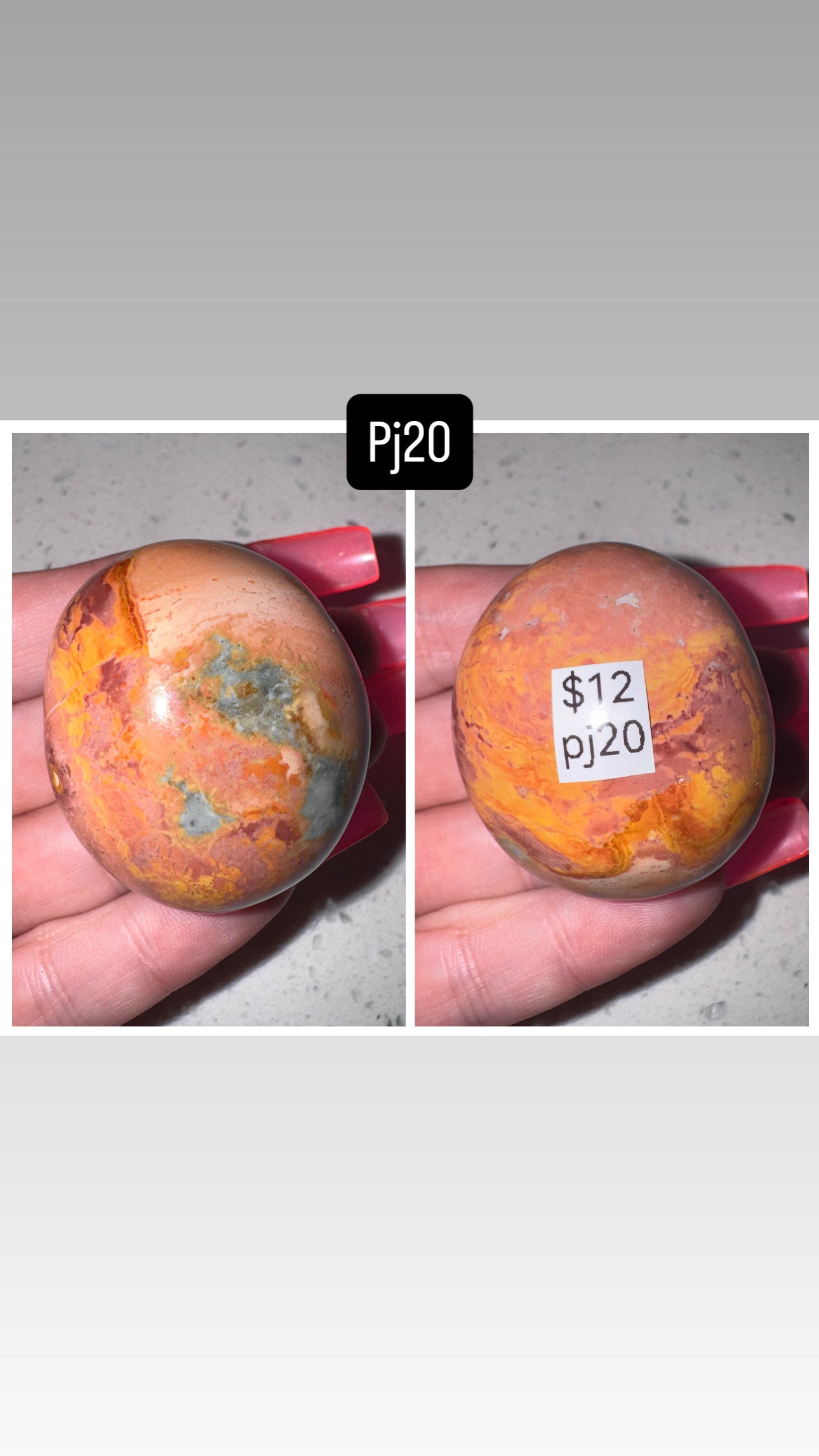 Polychrome Jasper Palmstone
