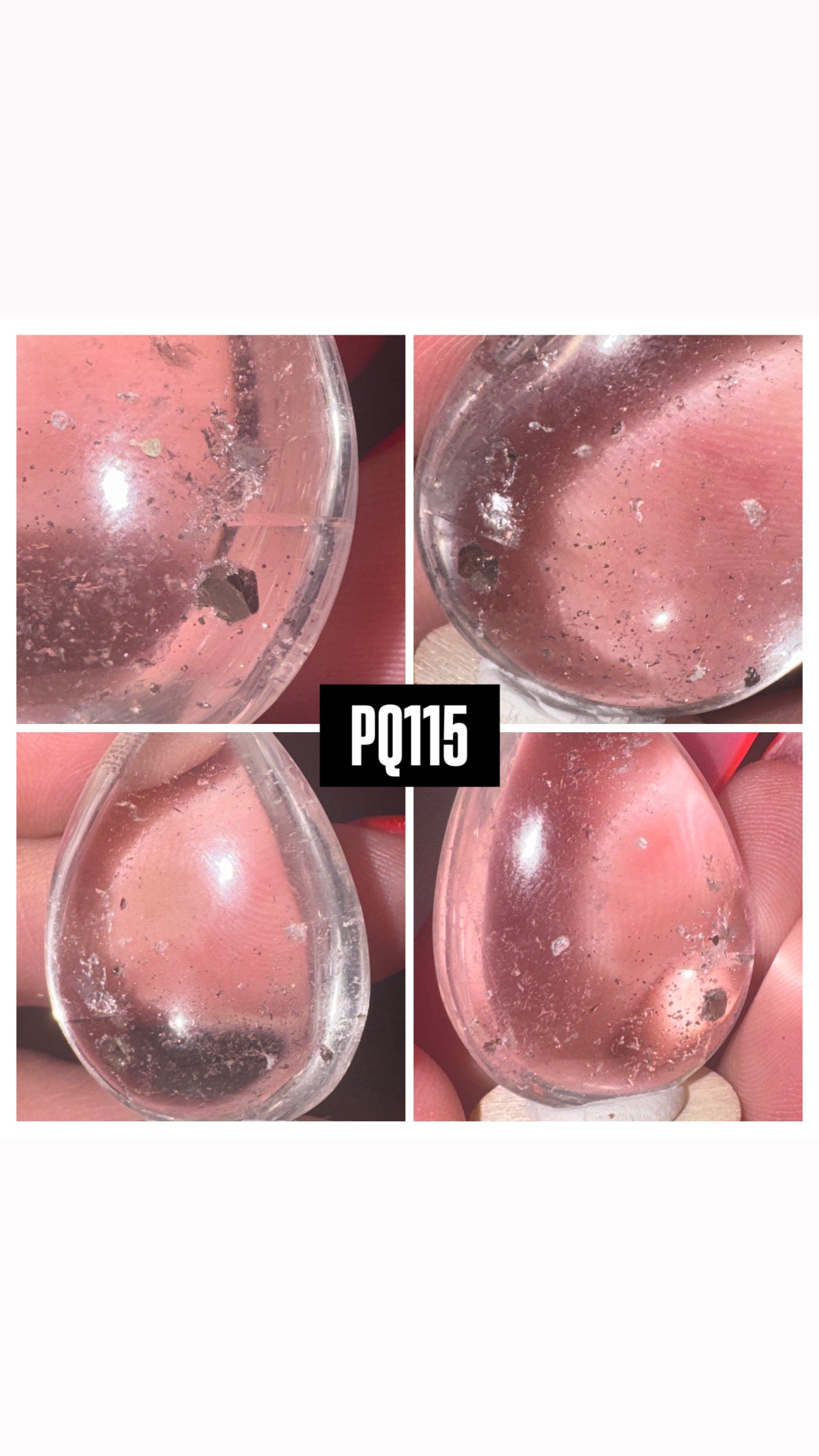 Pyrite Included Quartz Rare