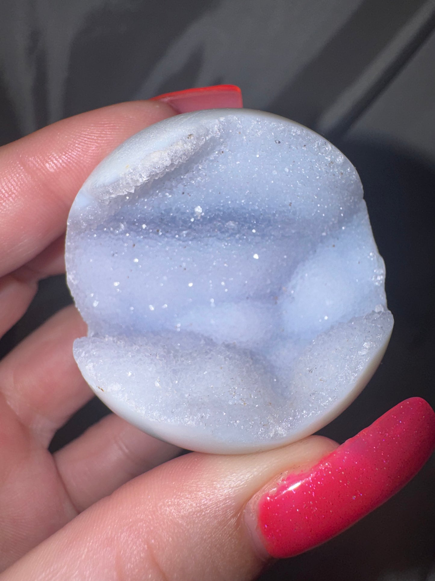 Druzy Blue Lace Agate Sphere