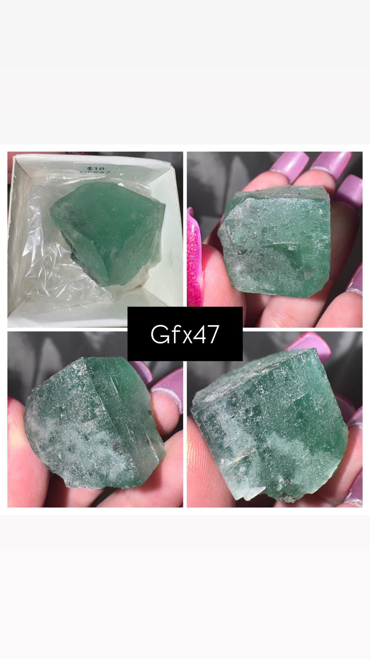 Green Cubic Fluorite Specimen