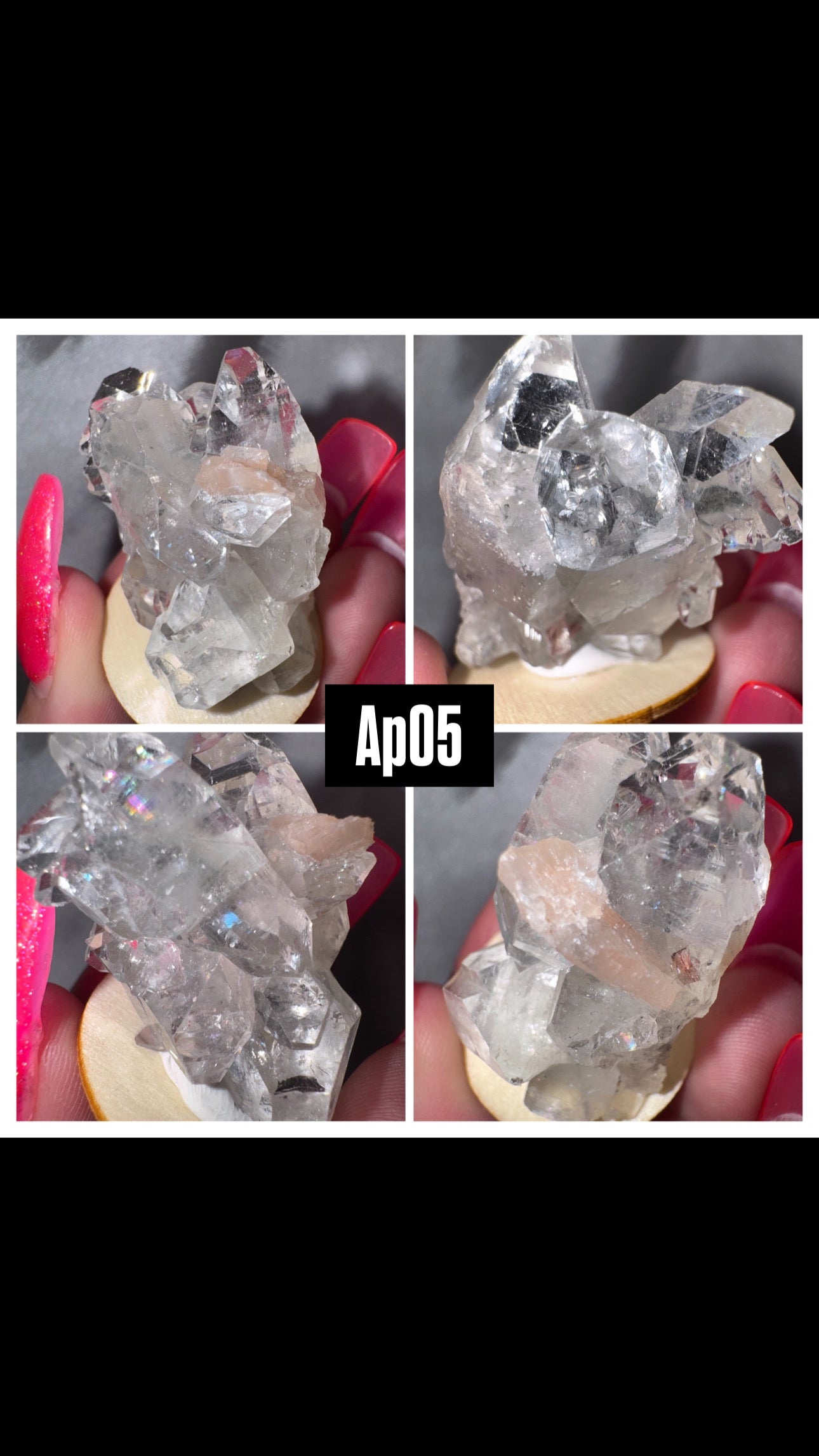 Gem Apophyllite AAA Stalachtite