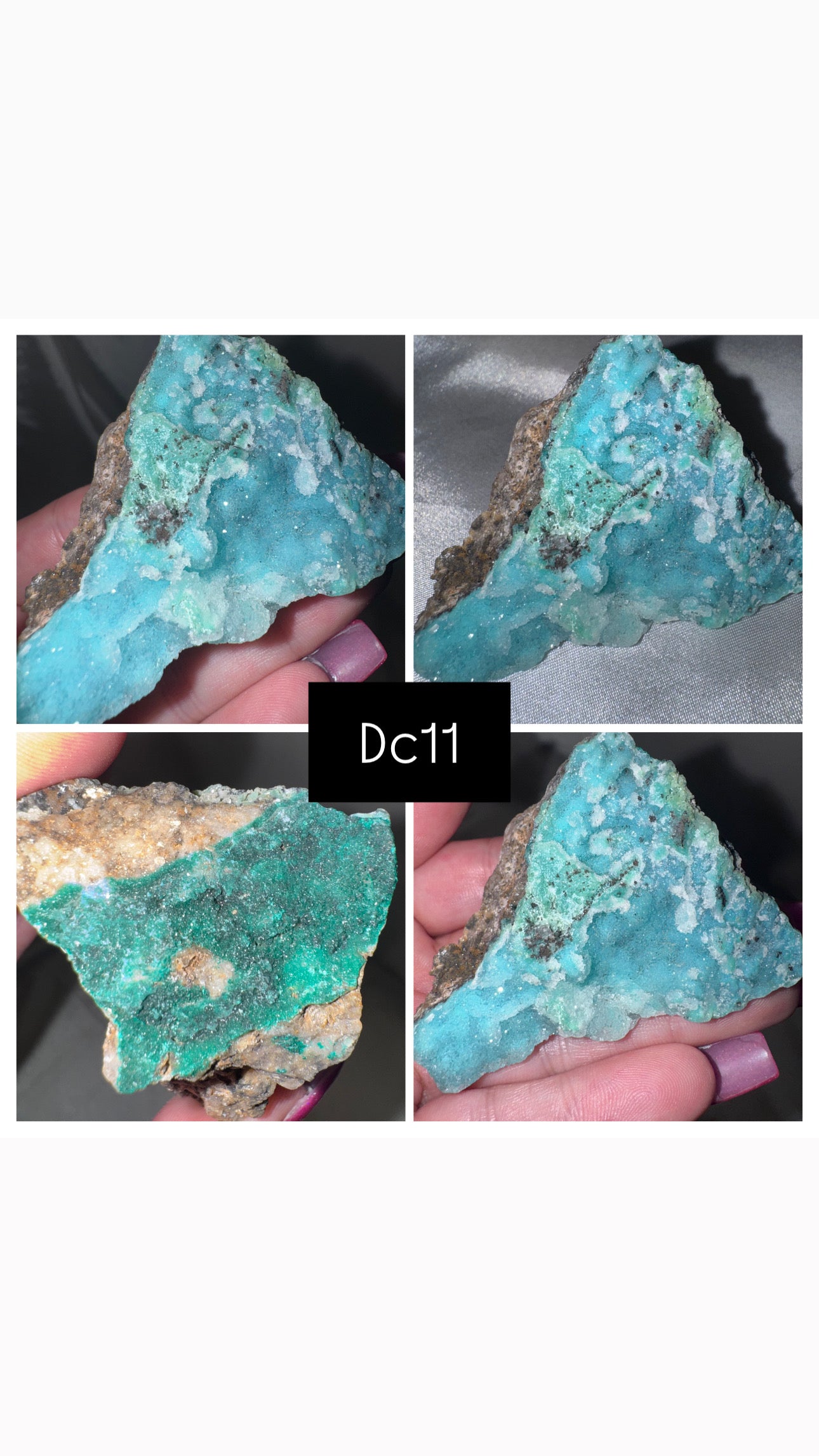 Blue Chrysocolla Specimen