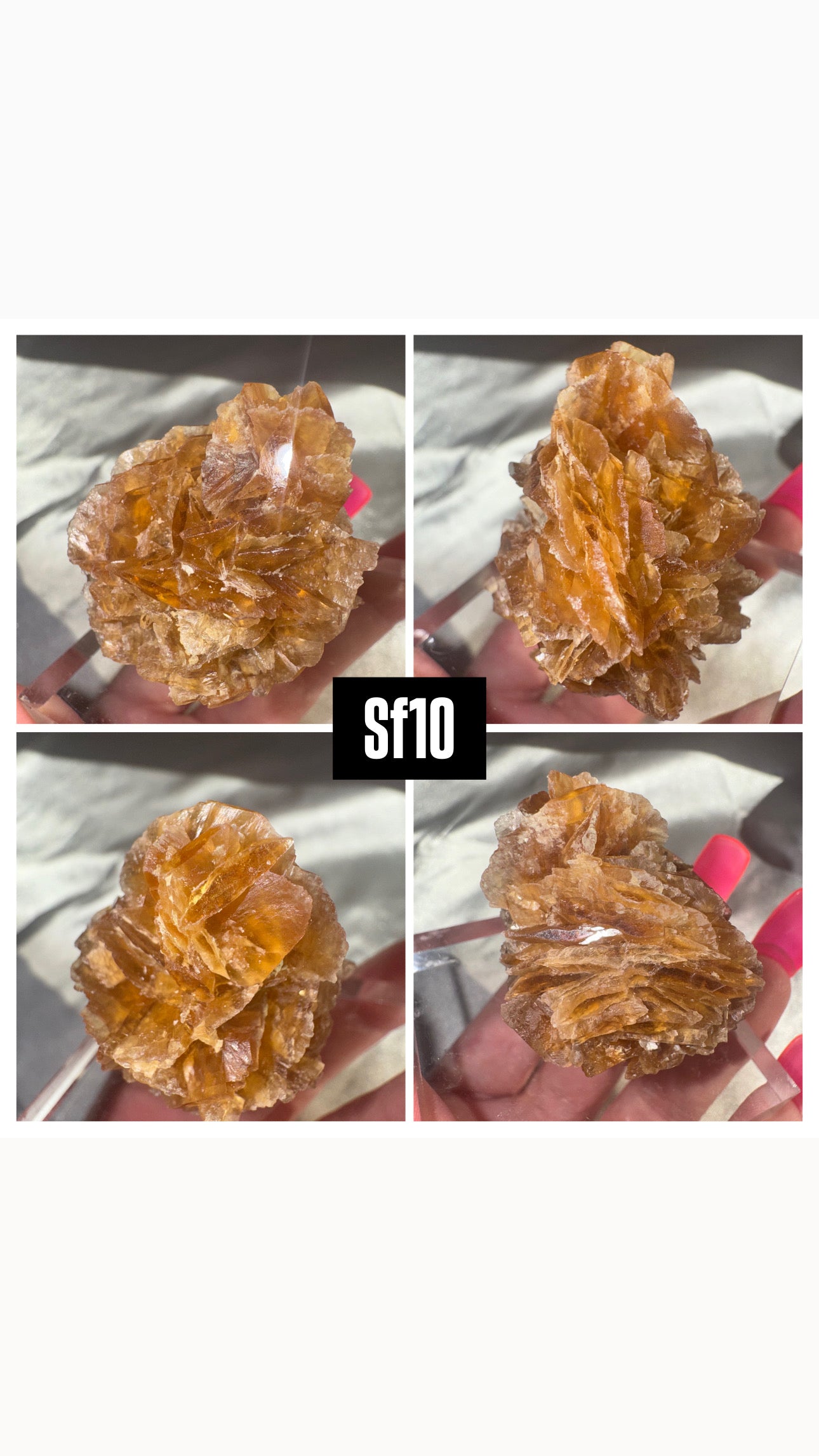 Gypsum Var Selenite Flower